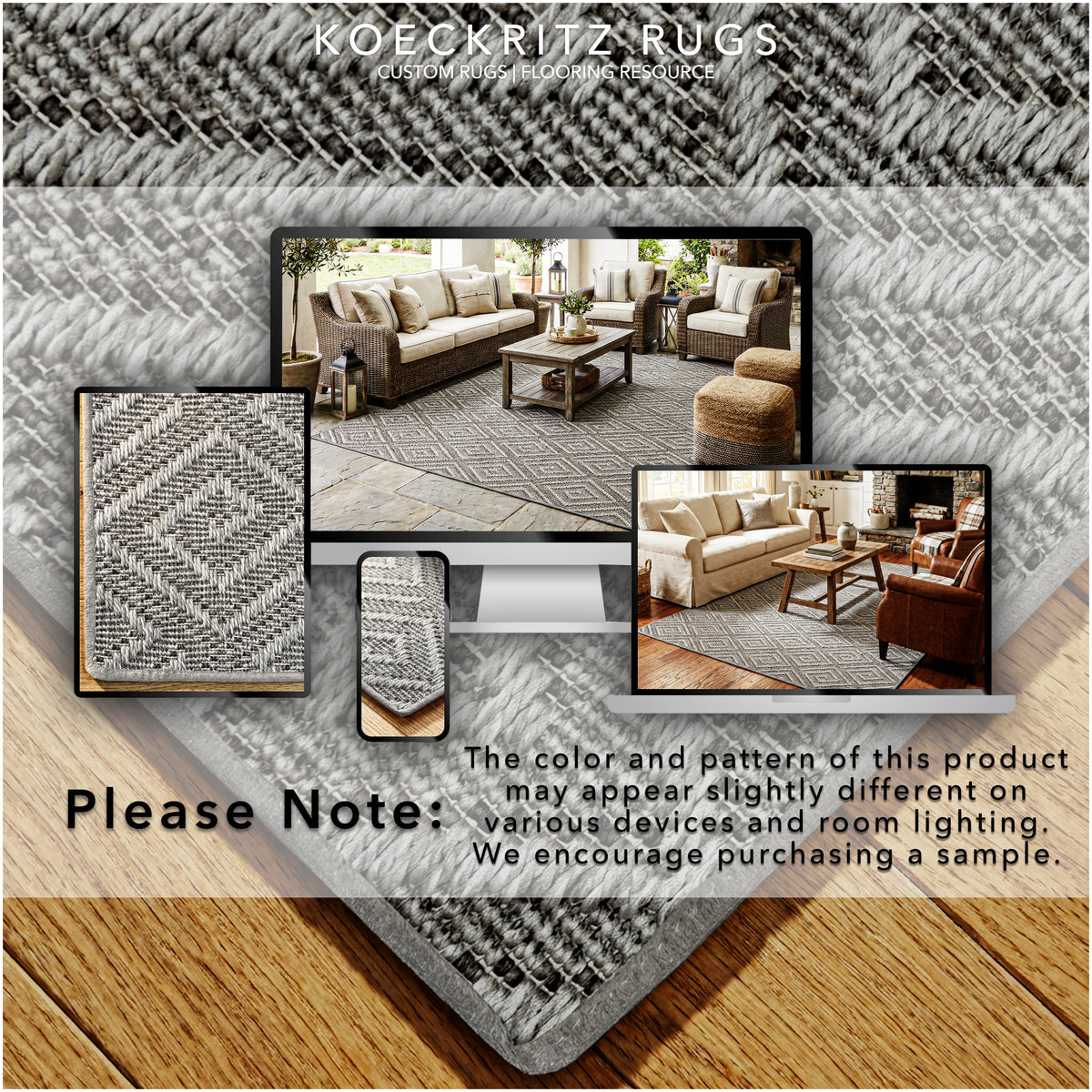 Curacao Custom Cut Indoor & Outdoor Area Rug – Custom Sizes