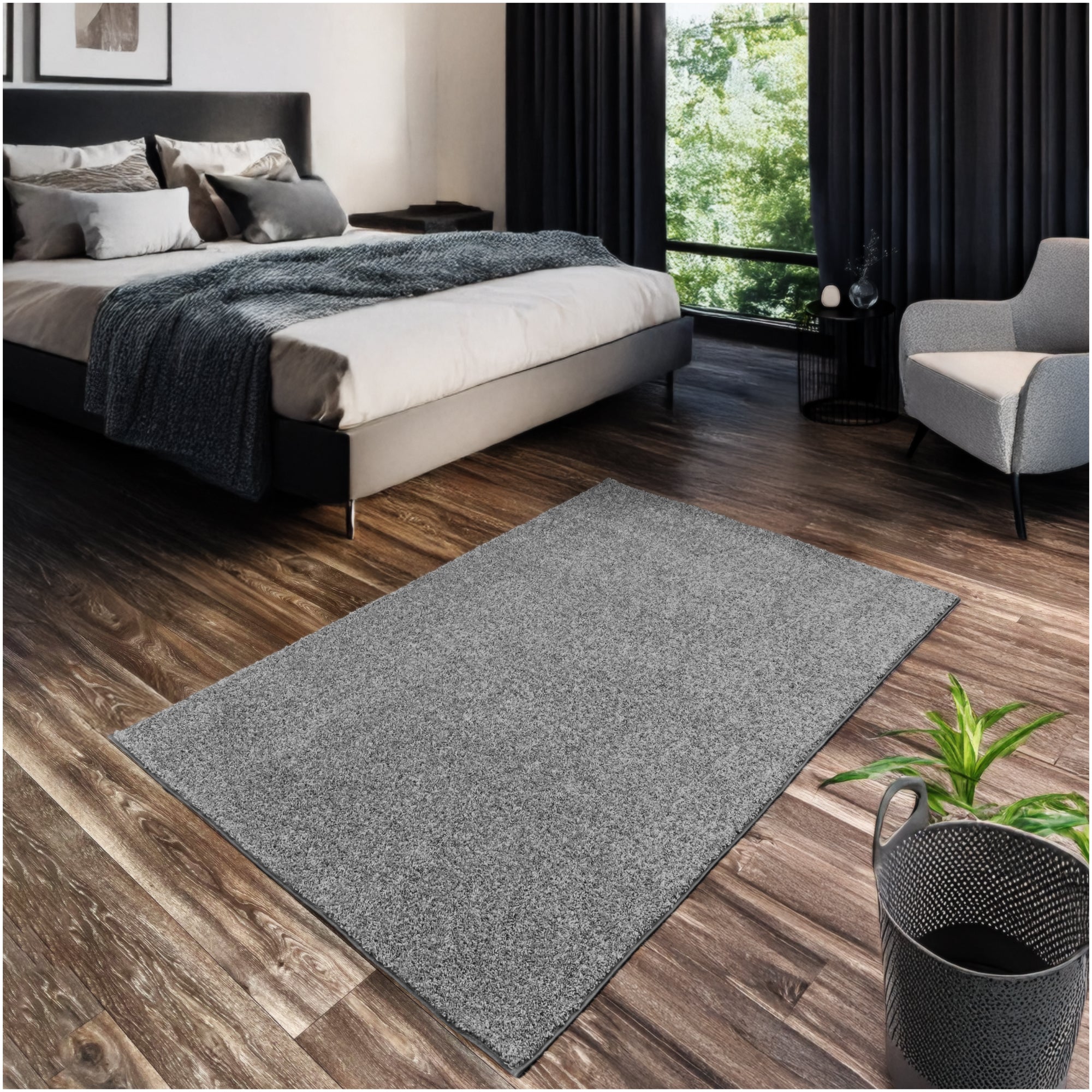 Soft & Cozy Cornerstone Frieze Indoor Area Rug – 8' x 10' Value Offer, 2 Colors