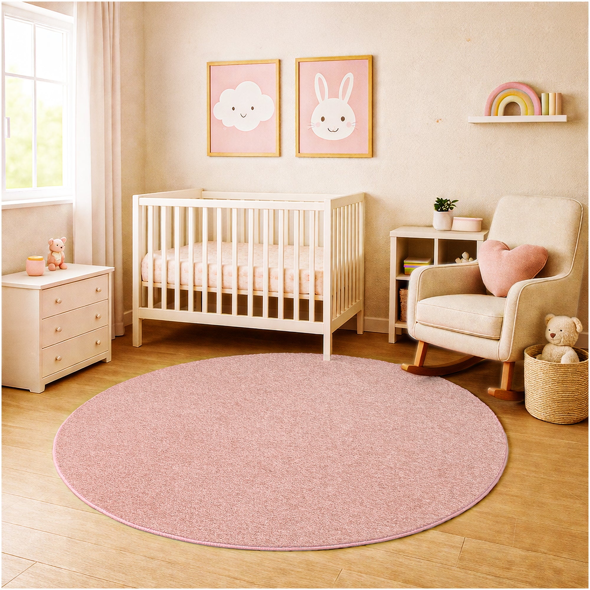 Kid Crossing Soft Area Rug – Colorful Collection, Custom Sizes Available - Sample