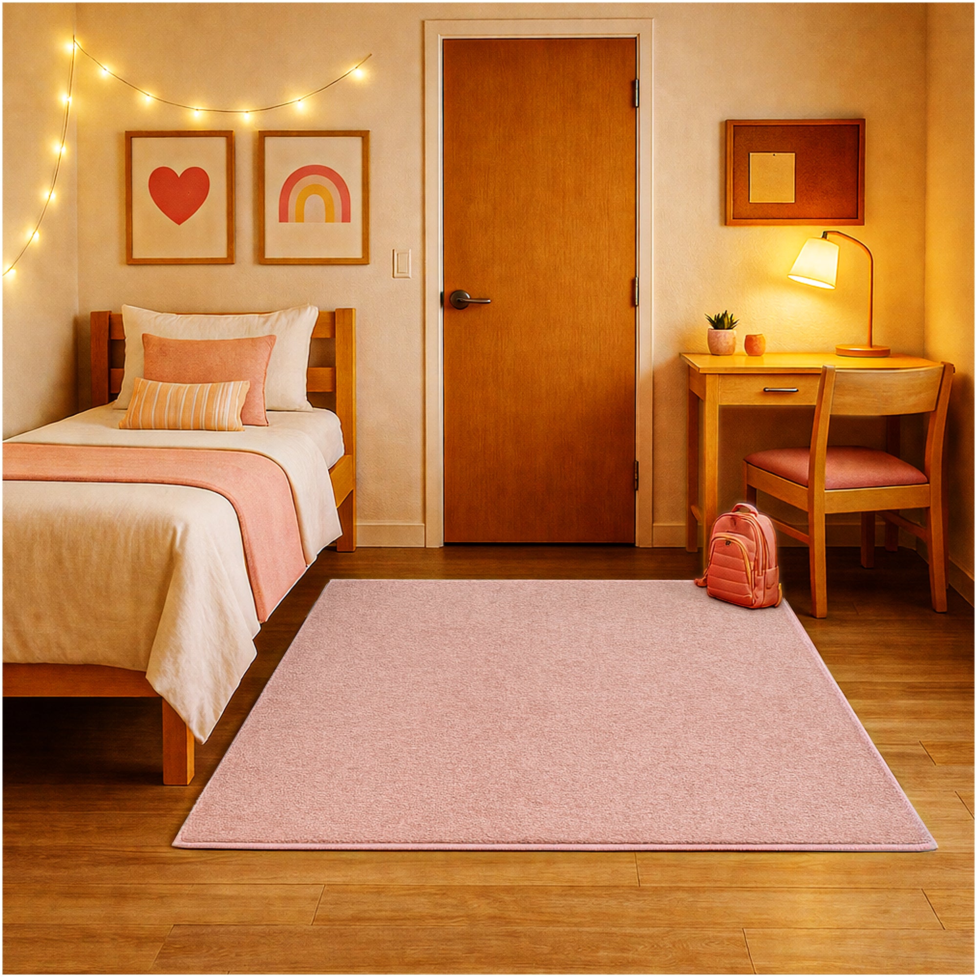 Kid Crossing Soft Area Rug – Colorful Collection, Custom Sizes Available