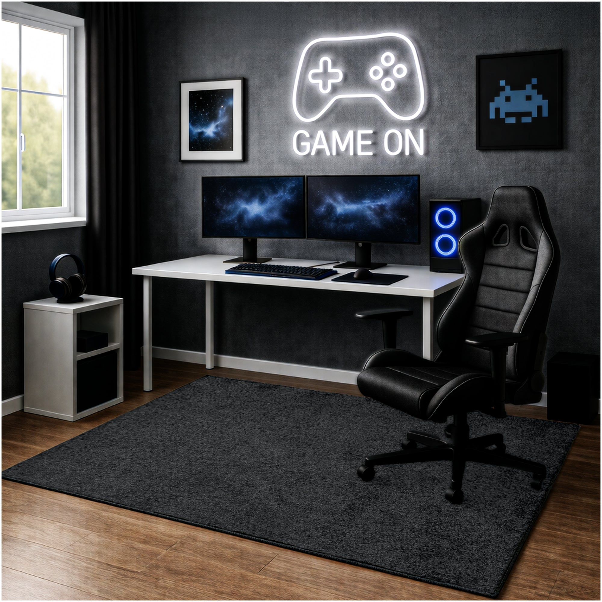 Kid Crossing Soft Area Rug – Colorful Collection, Custom Sizes Available