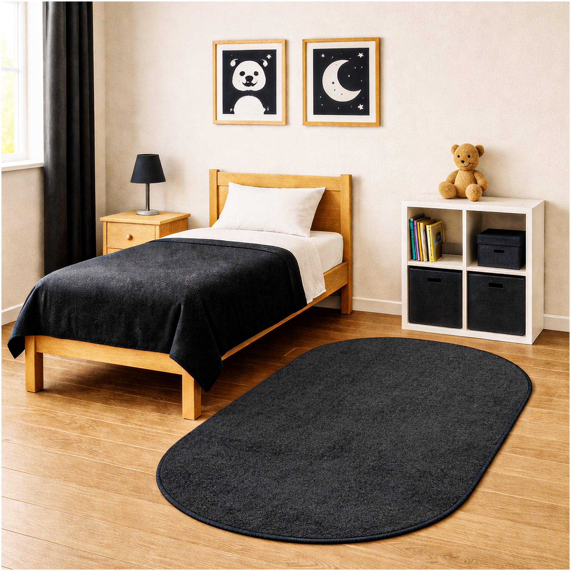 Kid Crossing Soft Area Rug – Colorful Collection, Custom Sizes Available