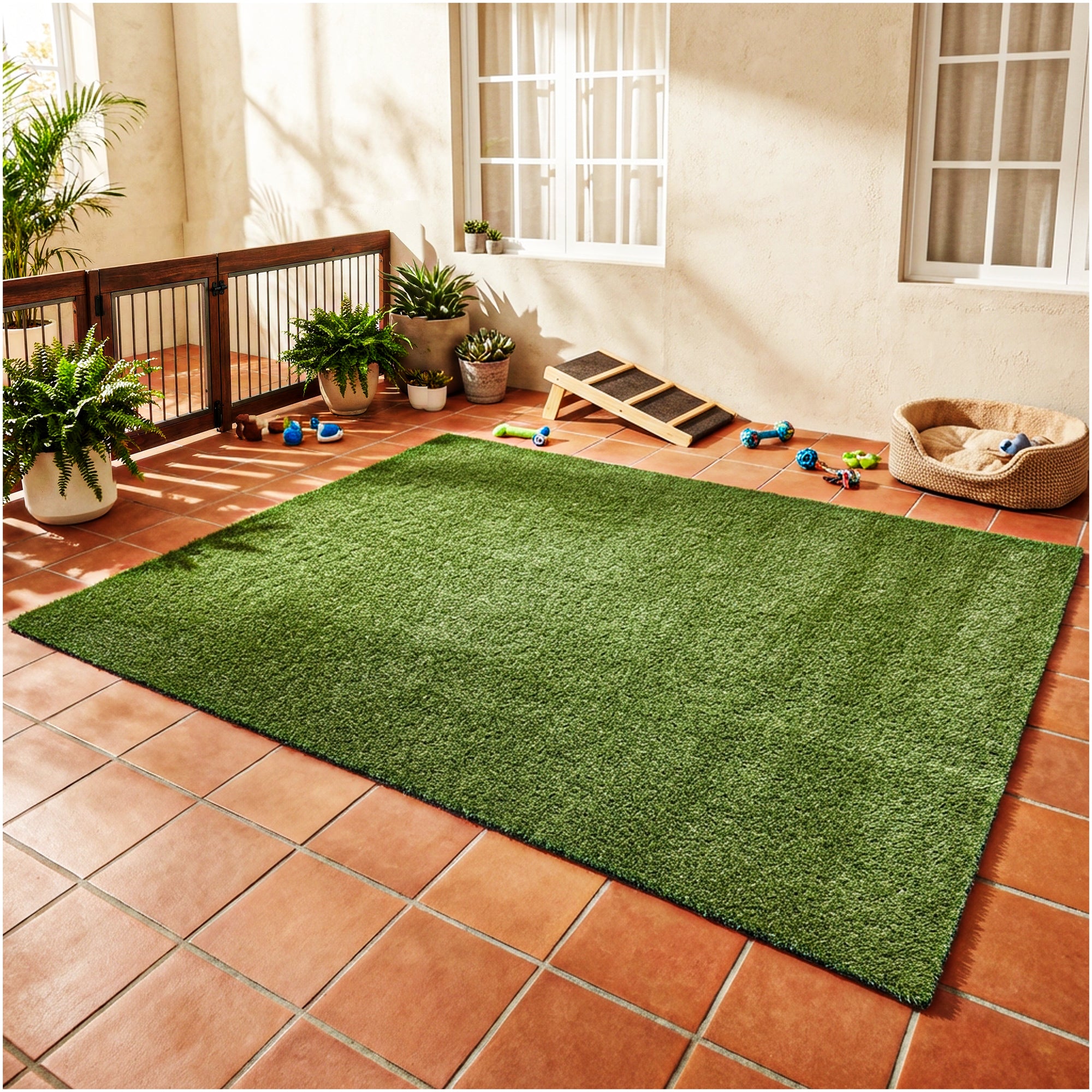 Artificial Grass Rug 5'x7' | Premium 54oz Indoor Outdoor Turf