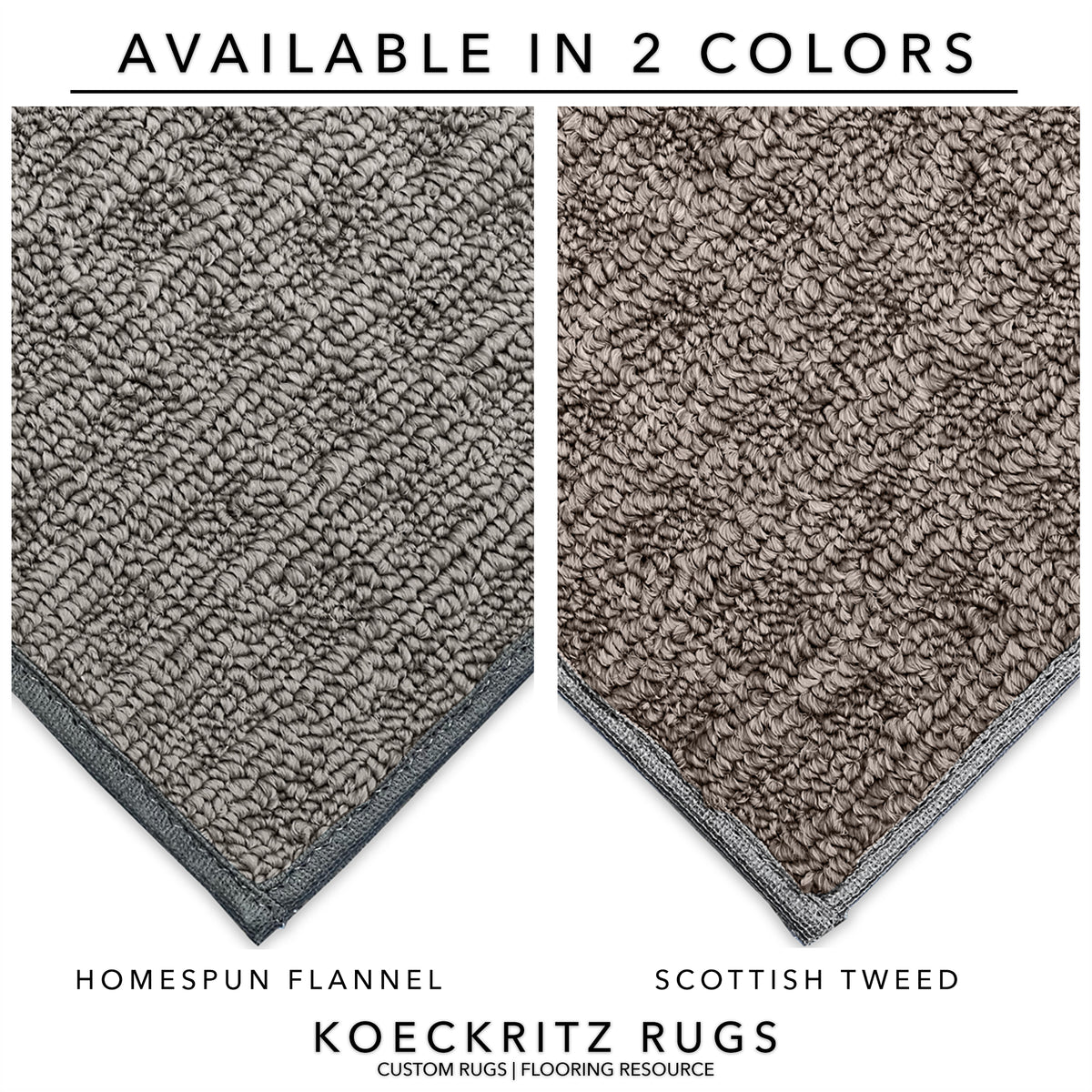 Quadrille Berber Pattern Indoor Area Rug – Custom Sizes