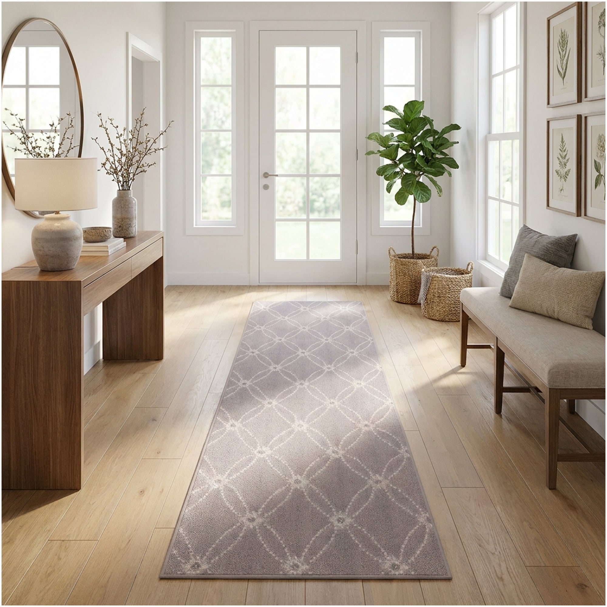 Milliken Charthouse Pattern Indoor Area Rug – 40 oz Cut Pile, Custom Sizes & Colors