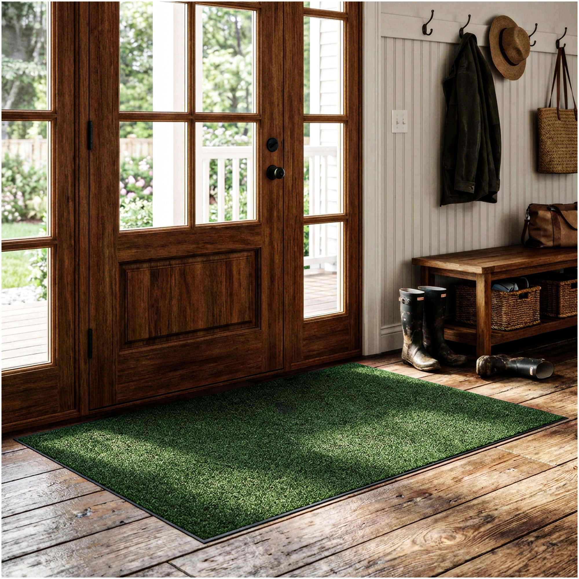 Grizzly Turf Indoor/Outdoor Area Rug – Durable, Weatherproof, Custom Cut
