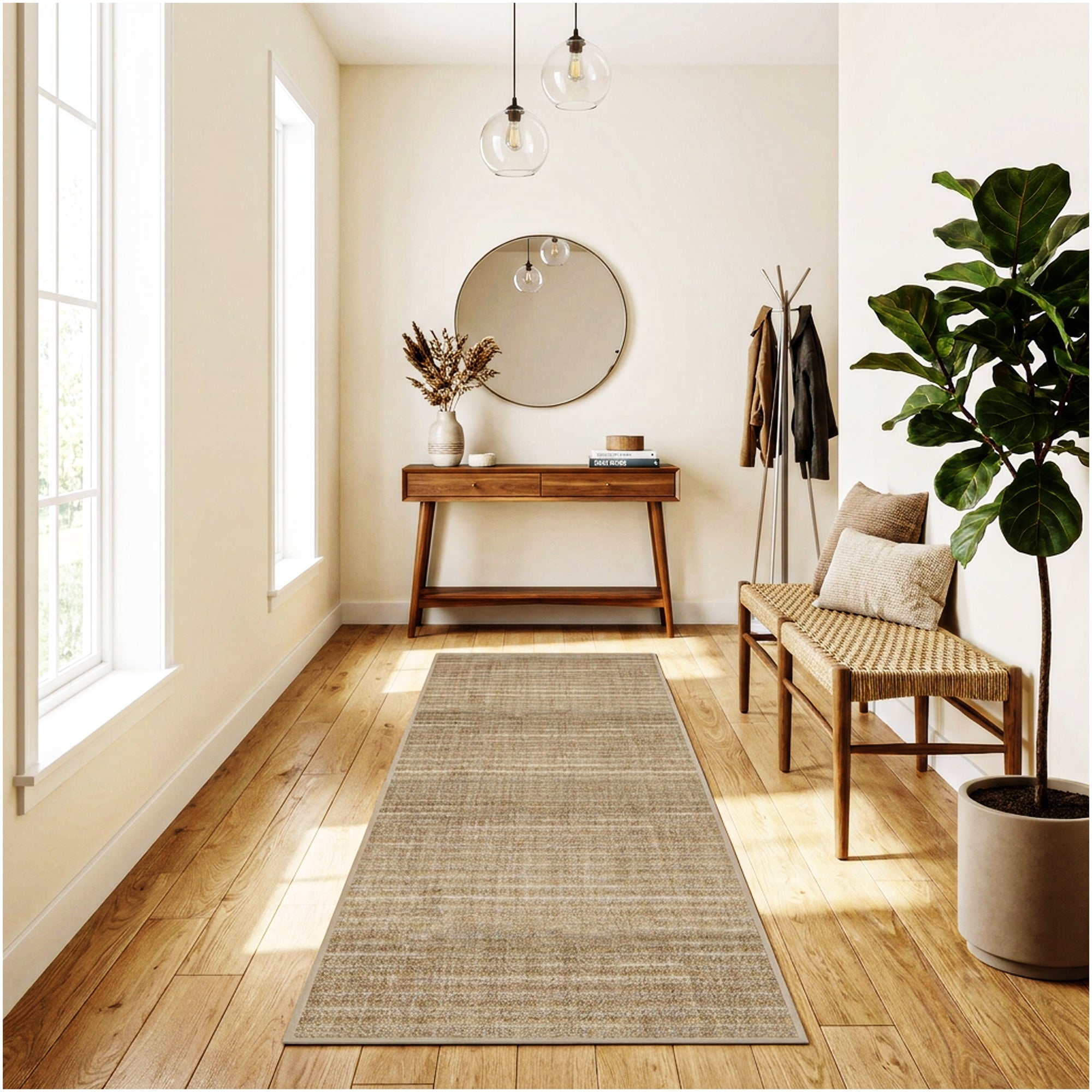 Milliken Stitches Indoor Area Rug – Standard Sizes & Color Options