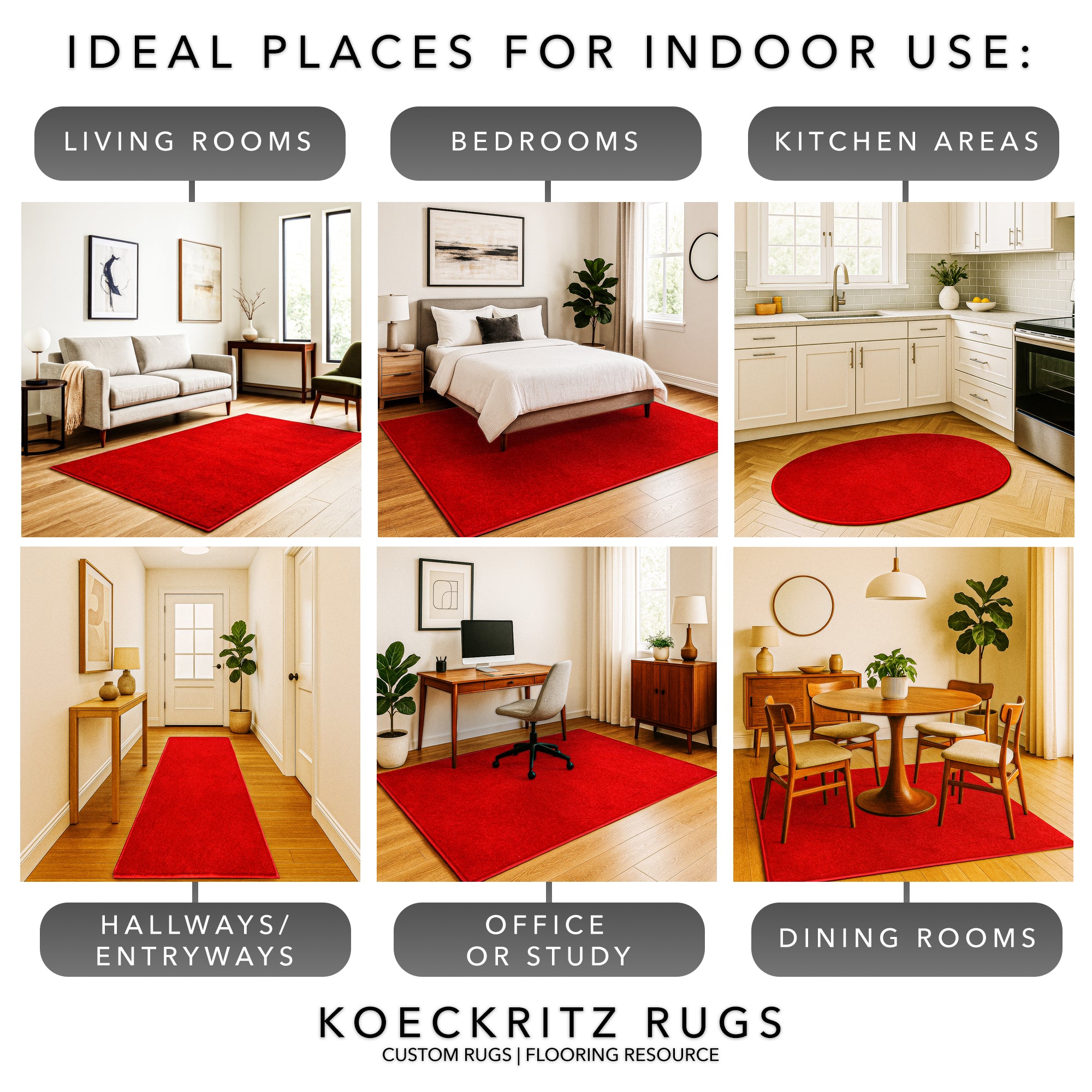 Dyersburg Cut Pile Indoor Rug – Available in Multiple Colors