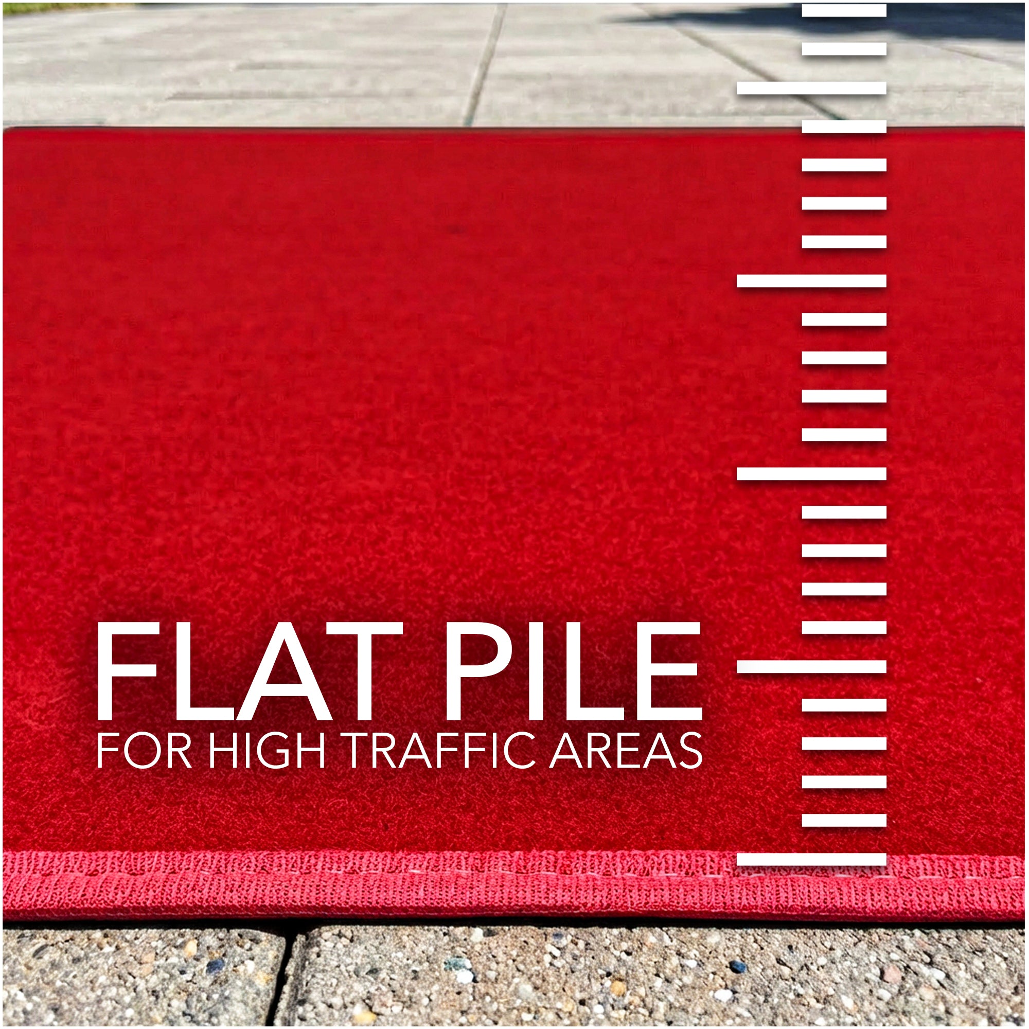 Red Carpet Runner Sample | Marine Backing Event Carpet