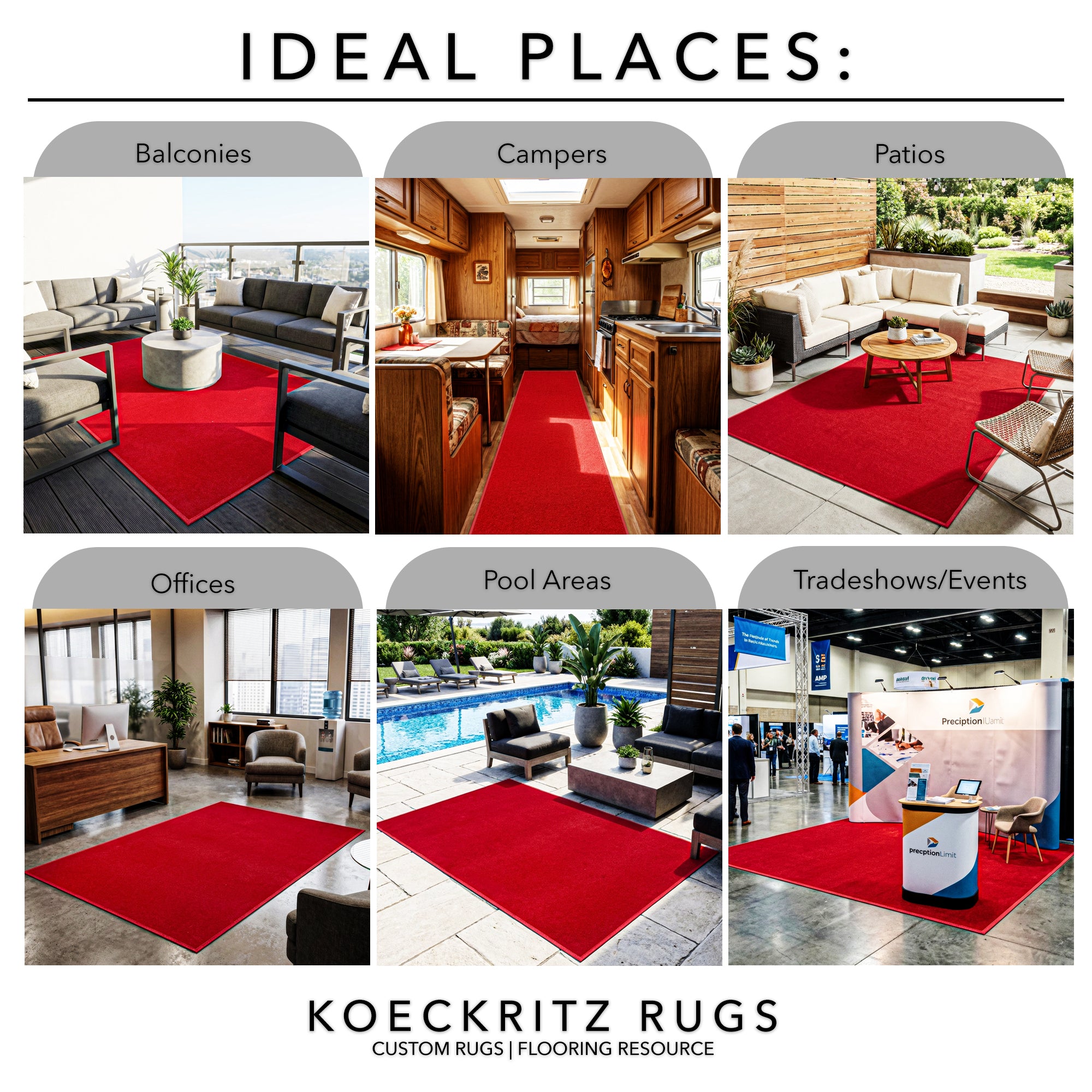 Red Carpet Runner Sample | Marine Backing Event Carpet