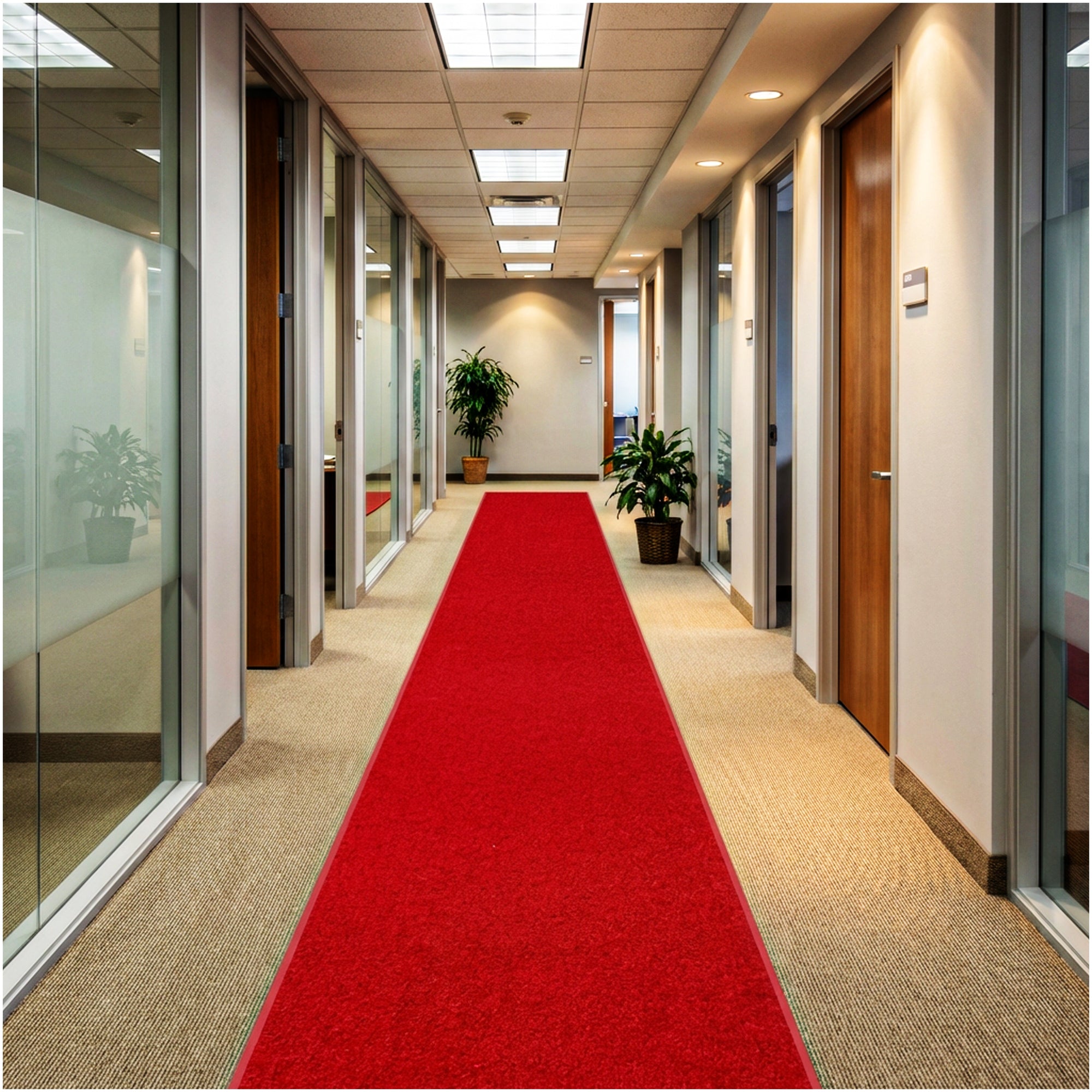 Red Carpet Runner Sample | Marine Backing Event Carpet