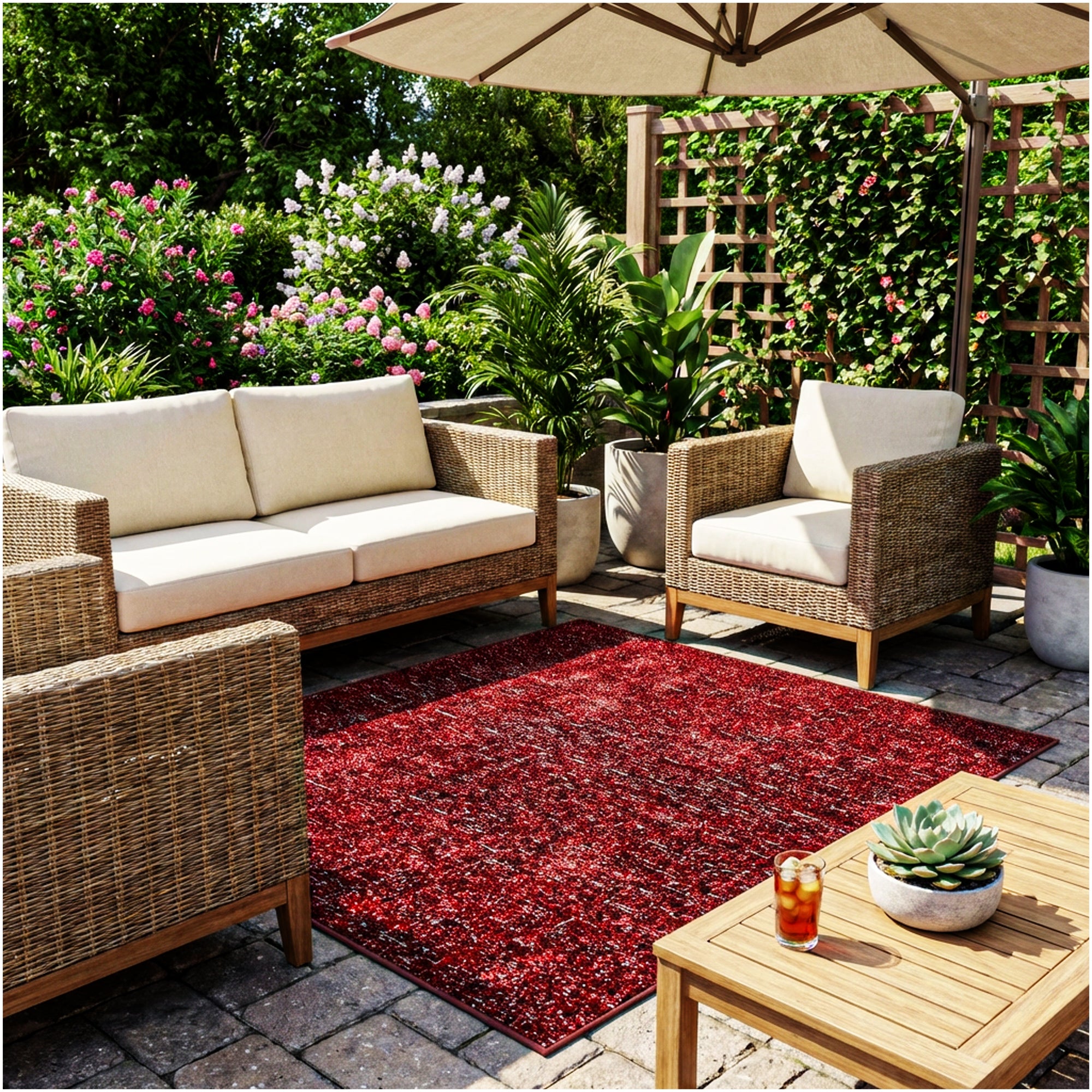 Indoor/Outdoor Artificial Grass Rugs – Lightweight, Standard Sizes, 6 Colors
