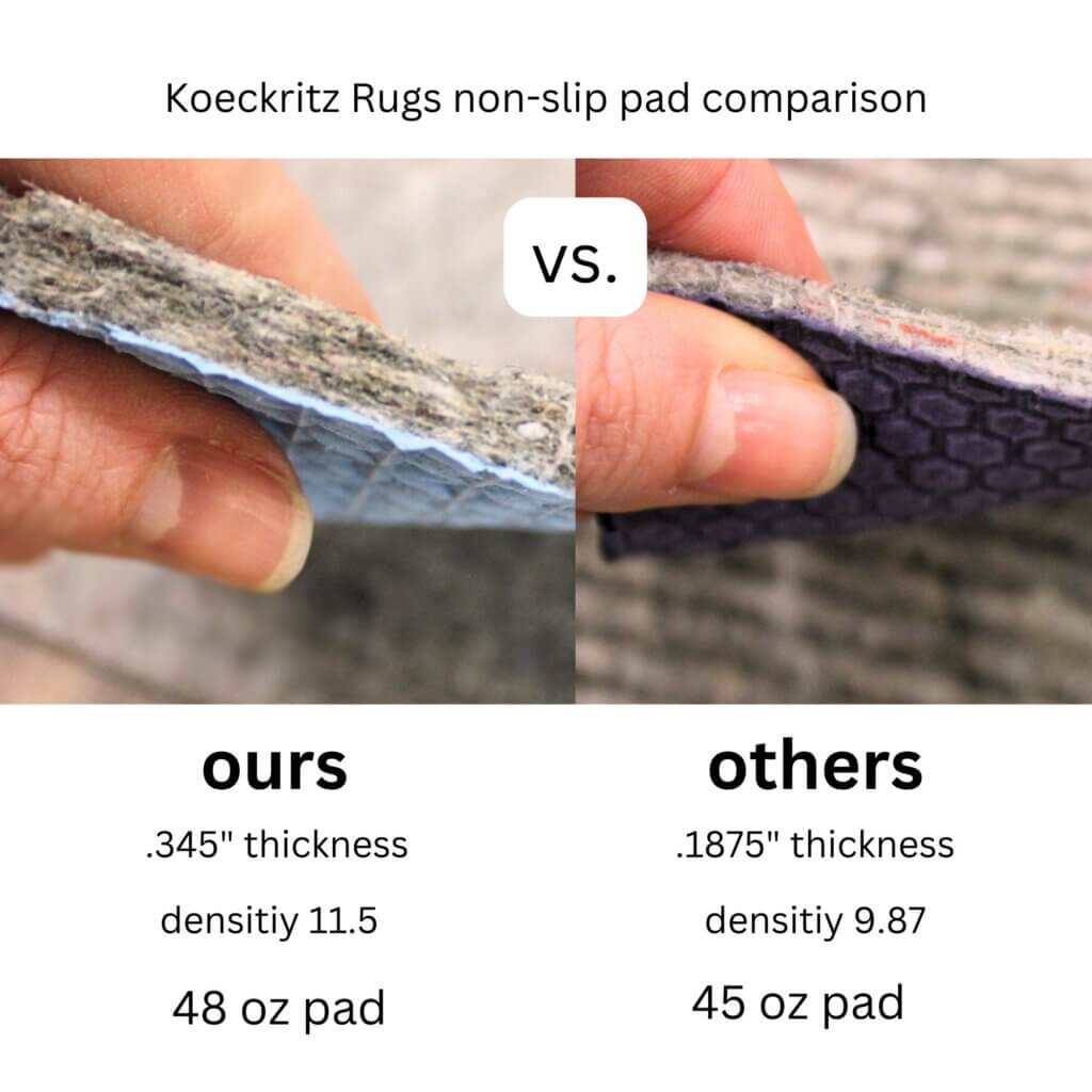 RugLock Premium Felt & Rubber Rug Pad