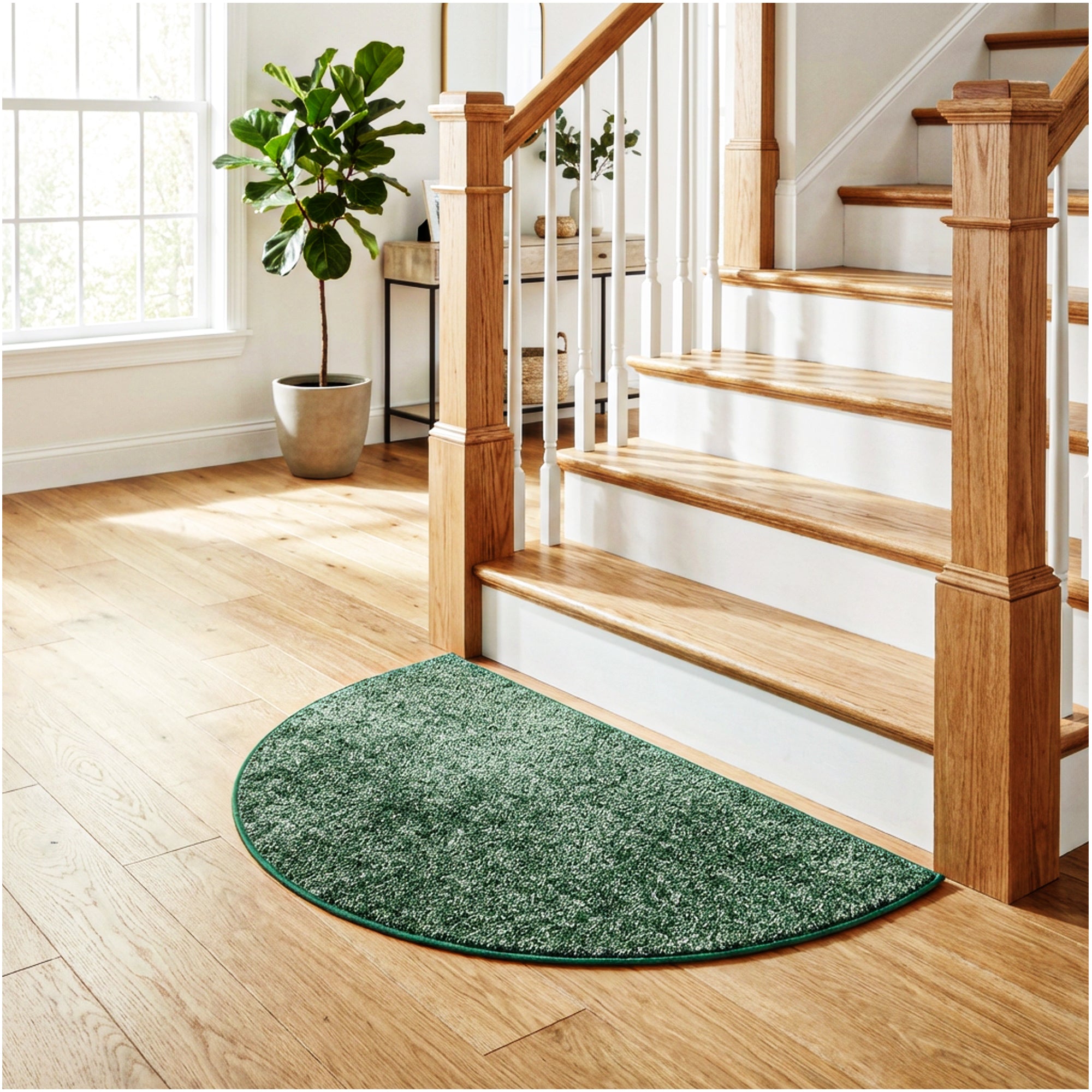 Full Court Indoor Frieze Area Rug – 25 oz Plush Pile, 2 Colors