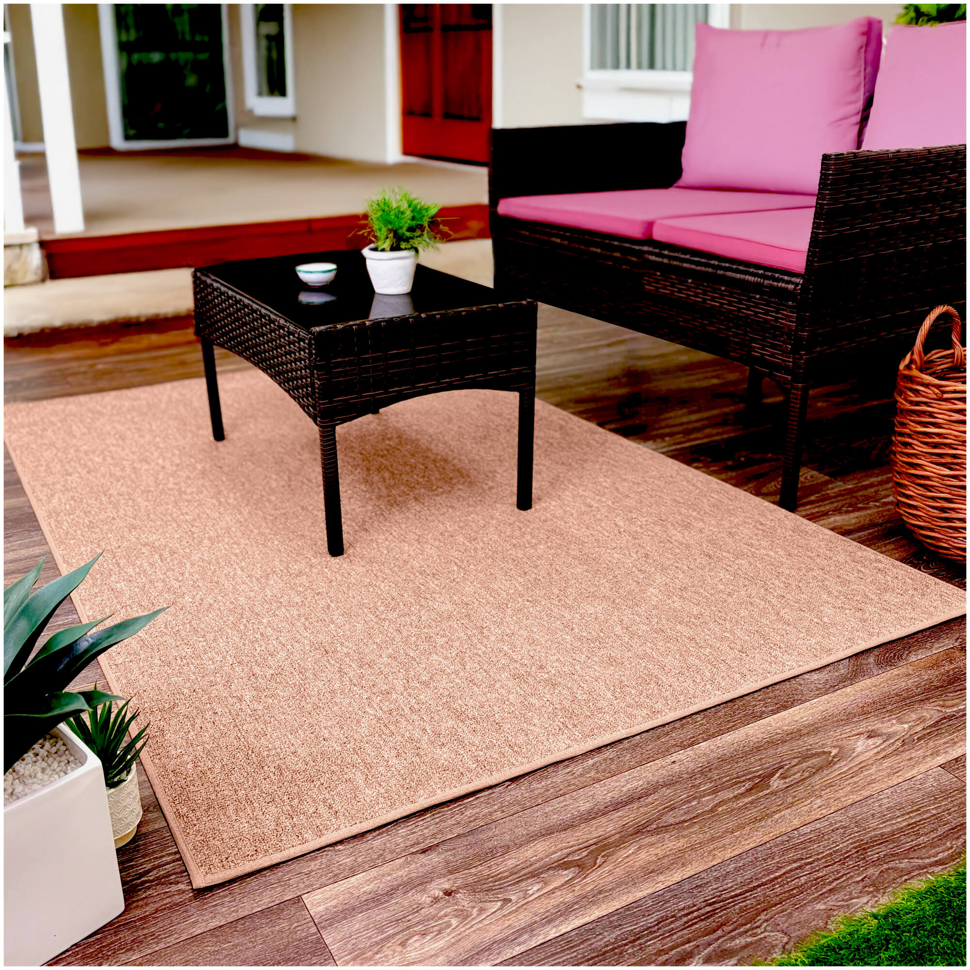 Trailblazer Indoor Area Rug – Standard Sizes, 8 Colors