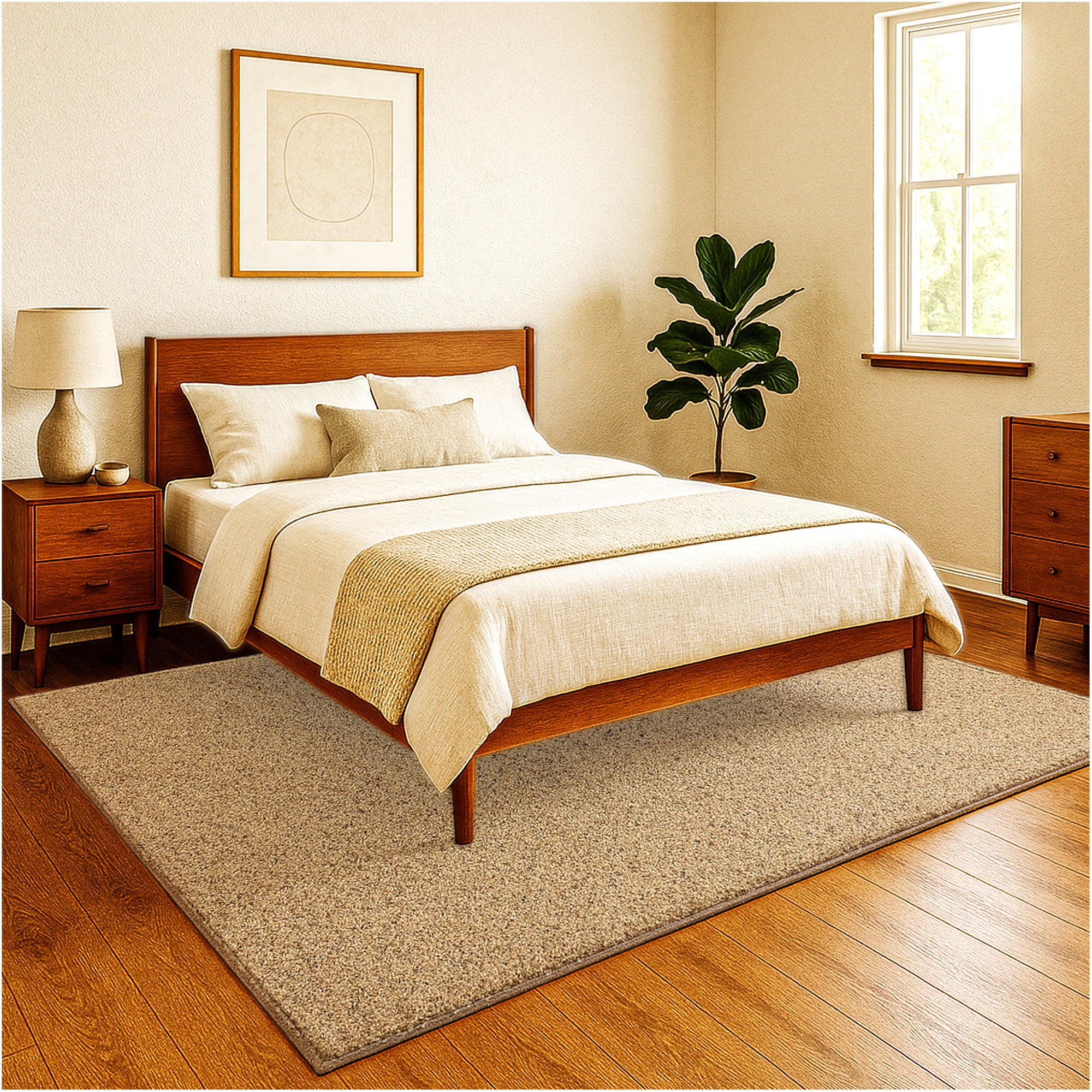 Toast of the Town Plush Frieze Area Rug