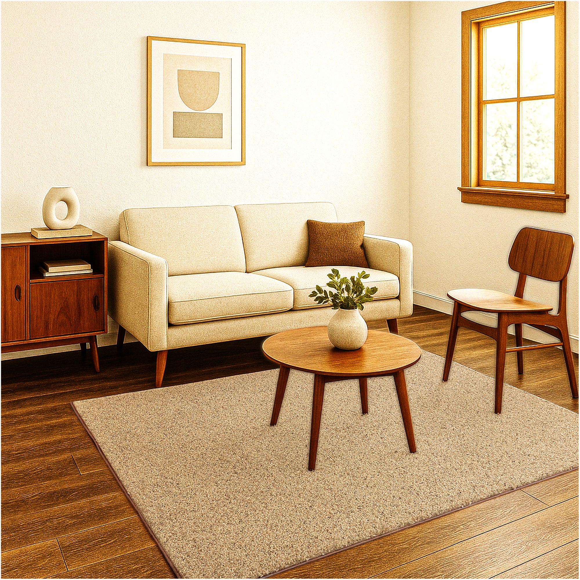 Toast of the Town Plush Frieze Area Rug