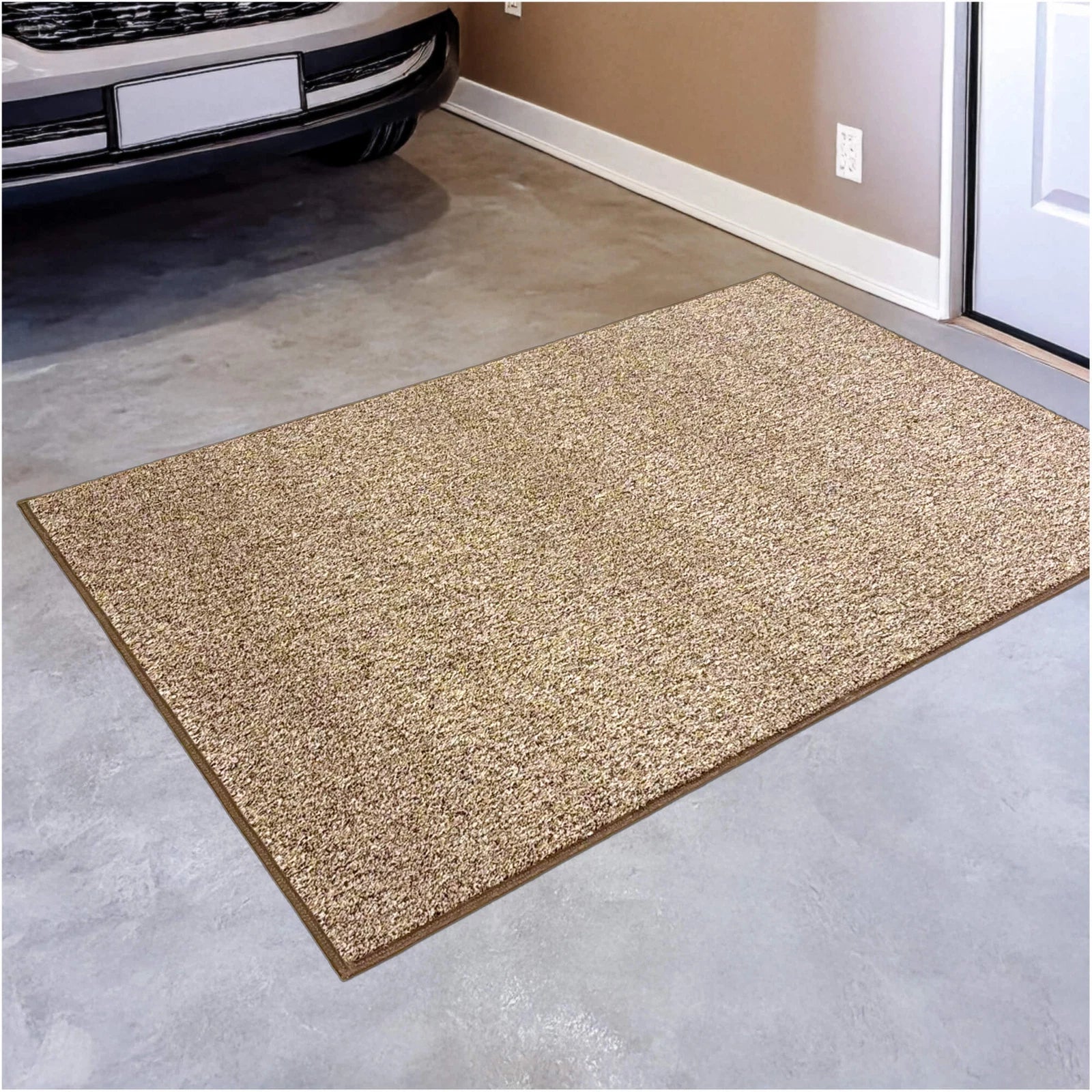 Cabana Tweed Artificial Grass Turf Rug – 3/8” Thick Ultra Turf Carpet, Custom Size, 7 Colors