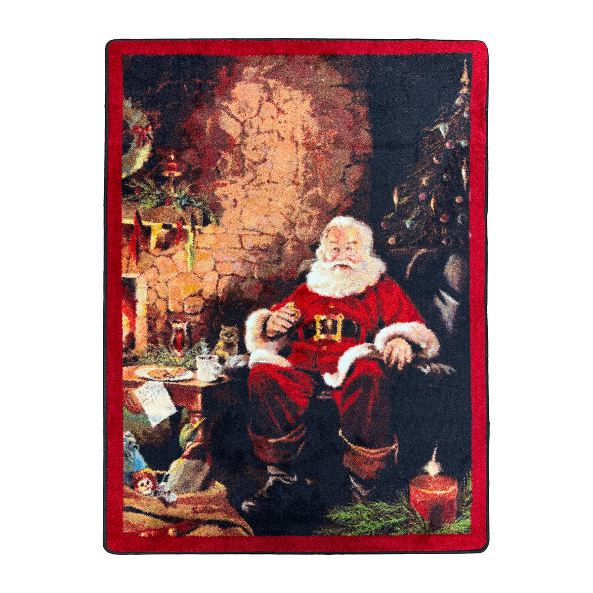 Santa's Treats Christmas Area Rug – Multiple Sizes
