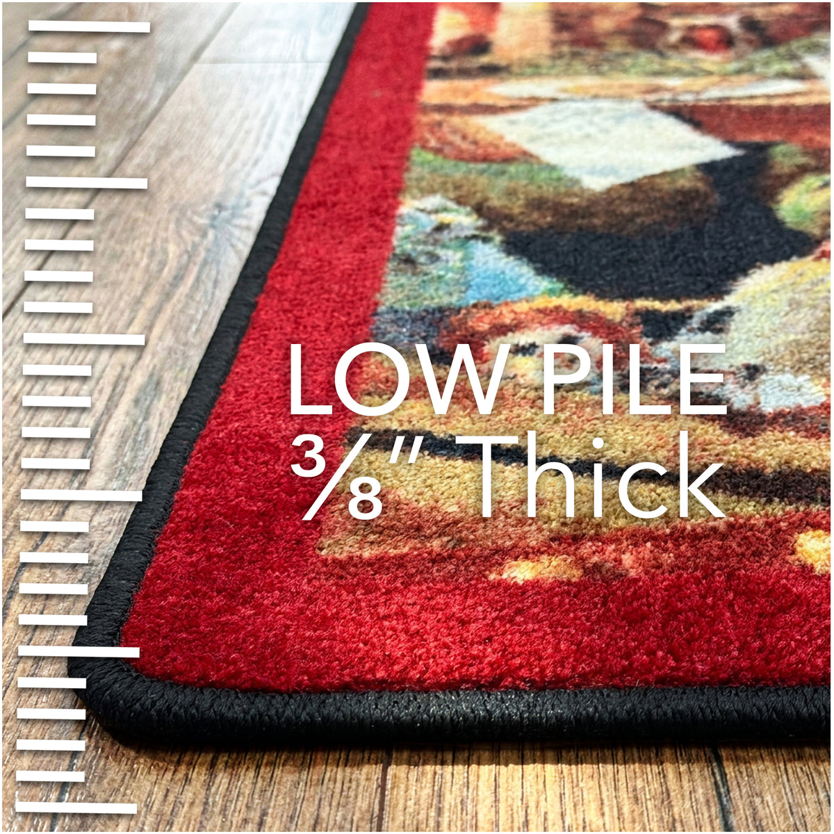 Santa's Treats Christmas Area Rug – Multiple Sizes