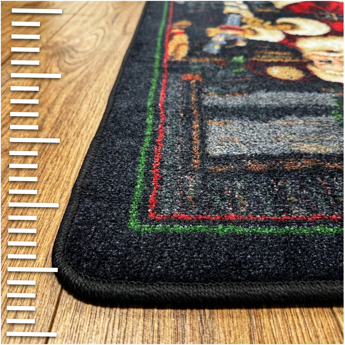 Santa's Visit Christmas Area Rug – Multiple Sizes
