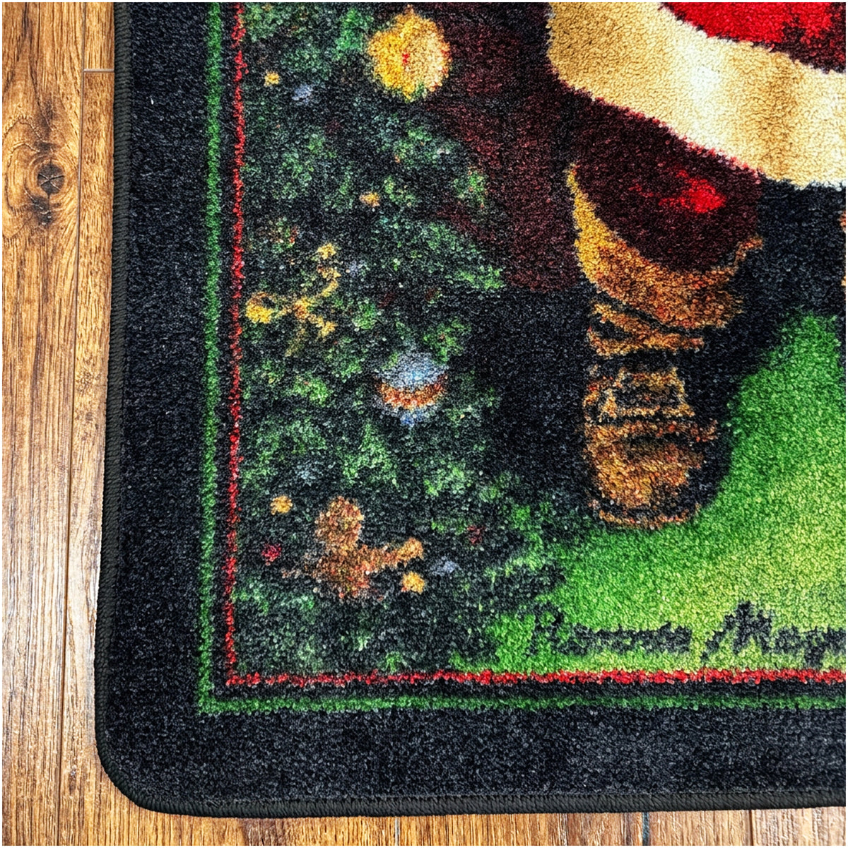 Santa's Visit Christmas Area Rug – Multiple Sizes