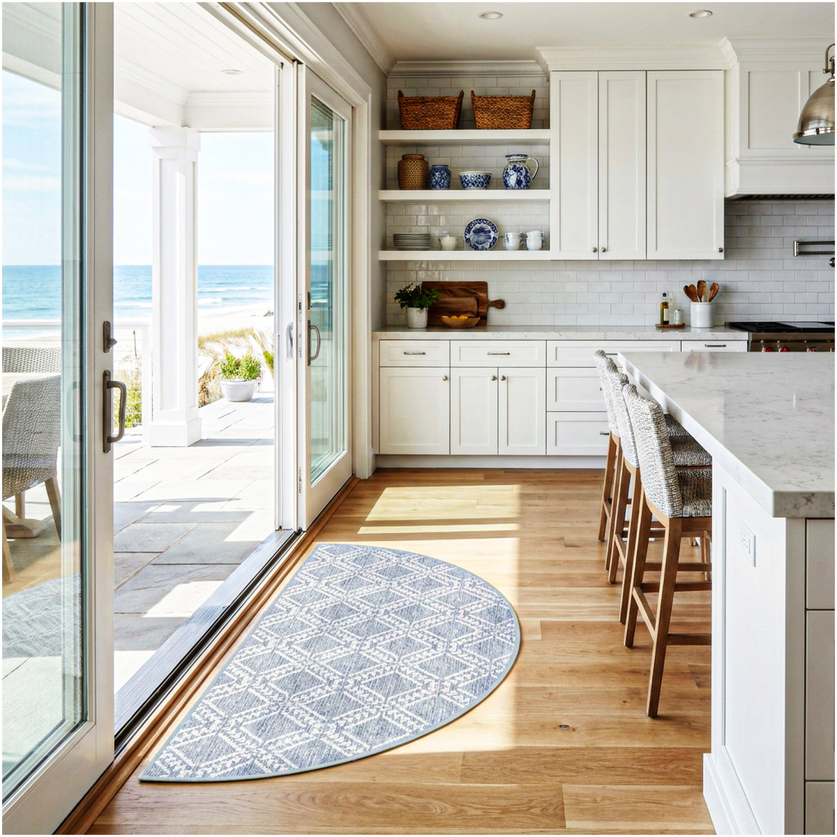 Belmar Custom Size Indoor & Outdoor Area Rug