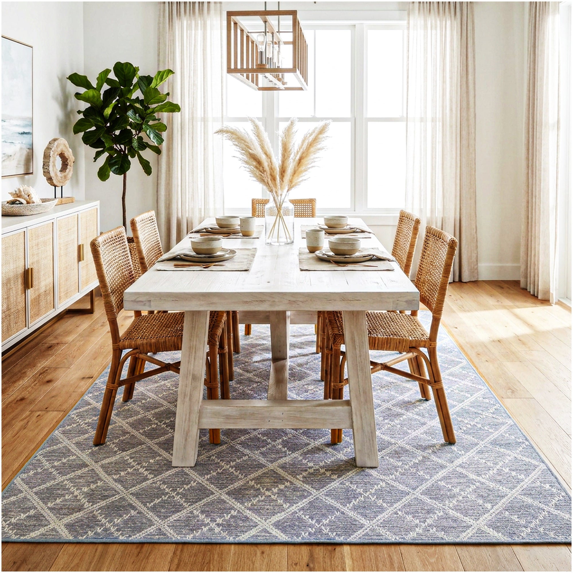Sea Bright Sea Mist Blue Indoor-Outdoor Patio Area Rug – Custom Cut