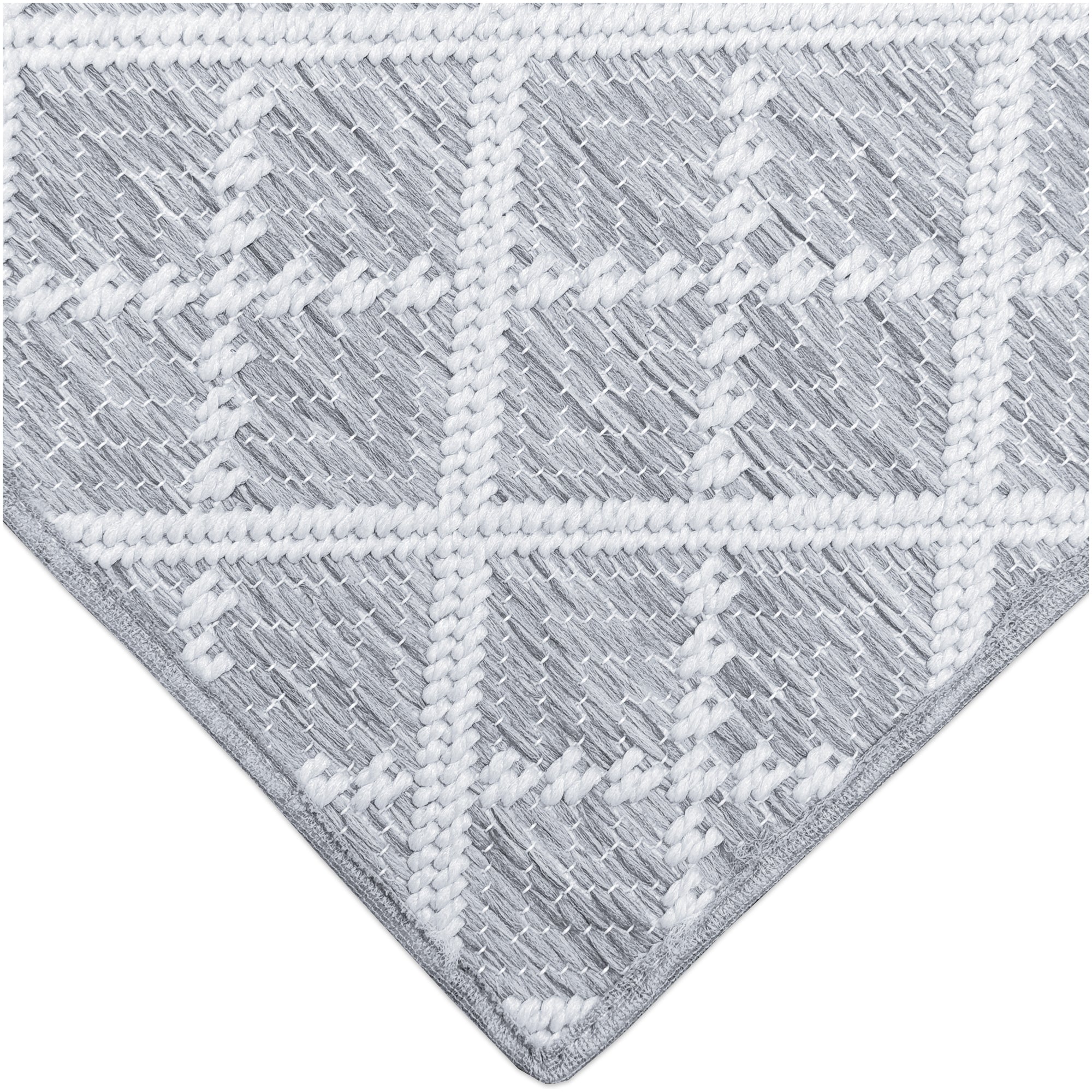 Sea Bright Sea Mist Blue Indoor-Outdoor Patio Area Rug – Custom Cut