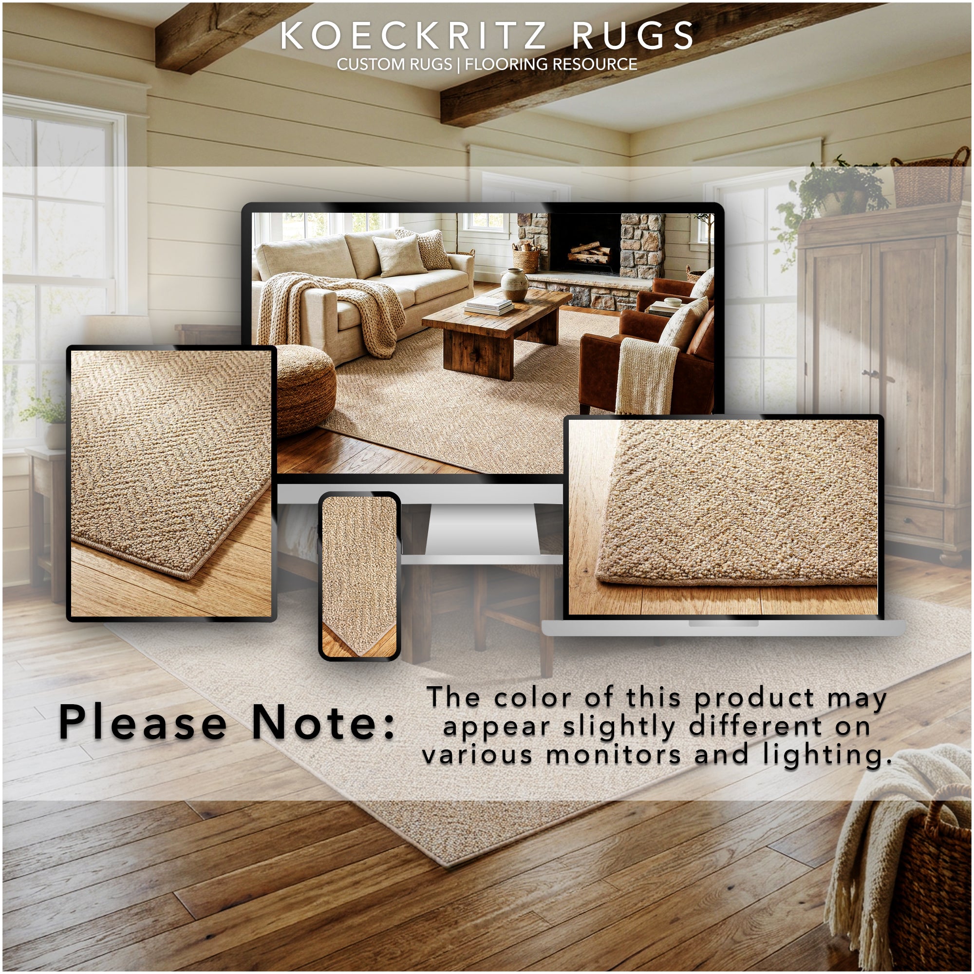 Neutral Geometric Weave Indoor Area Rug | Standard Sizes & Colors