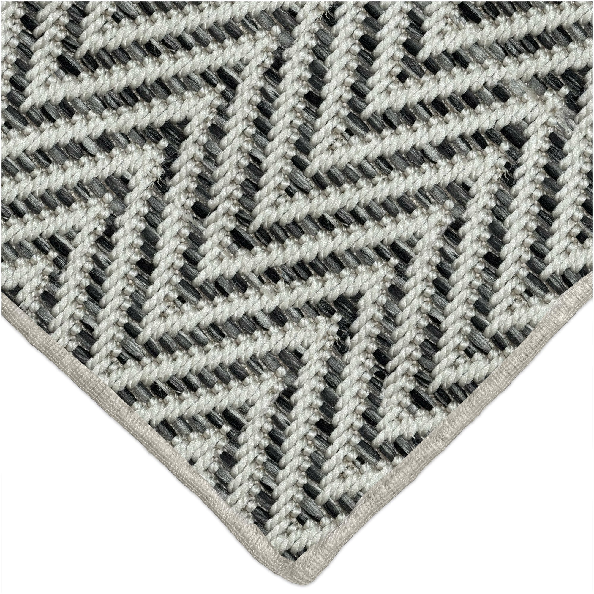 Tortola Chevron Indoor-Outdoor Area Rug | Custom Sizes Available