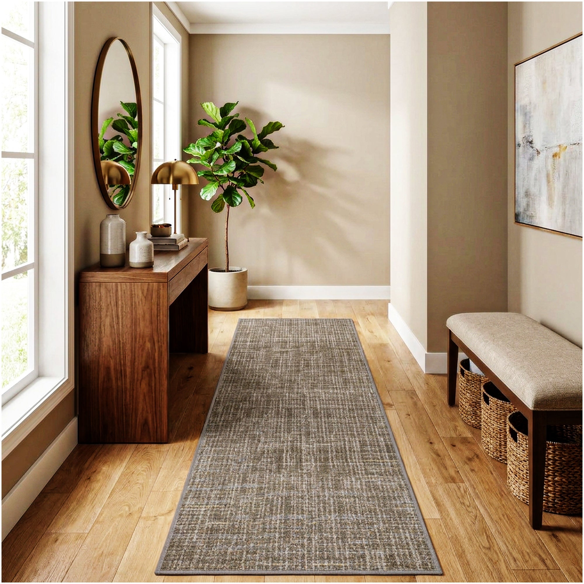Milliken Stitches Indoor Area Rug – Standard Sizes & Color Options