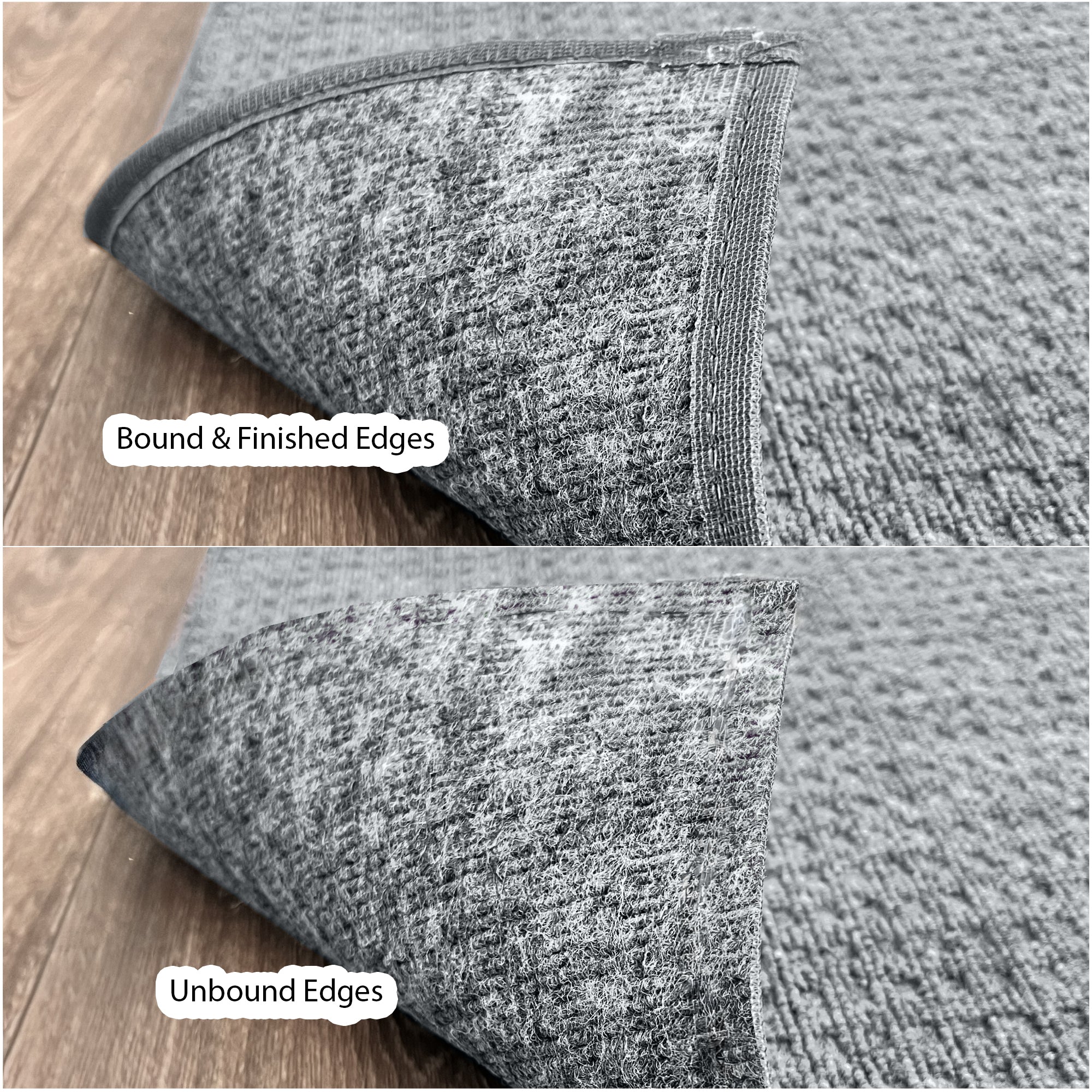 Interlace Waffle Pattern Indoor & Outdoor Rug – Eco-Friendly PET Fiber, Custom Sizes