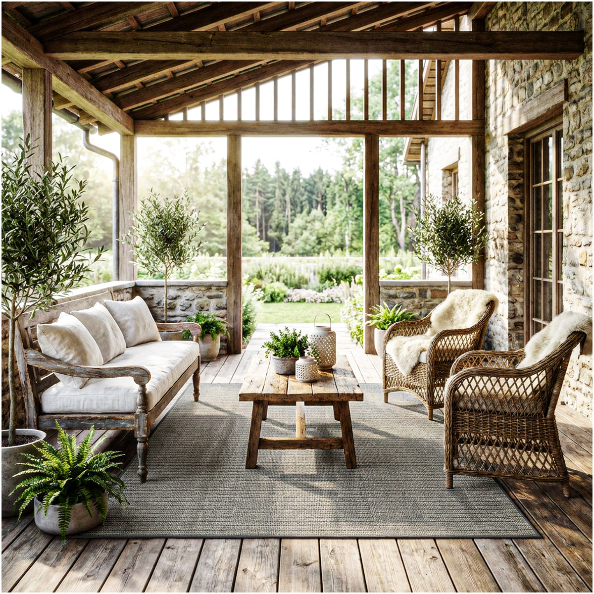 Antigua Indoor & Outdoor Area Rug – Custom Cut Carpet