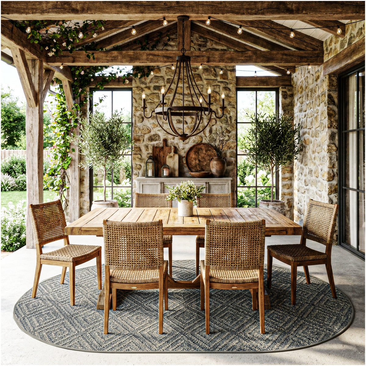 Curacao Custom Cut Indoor & Outdoor Area Rug – Custom Sizes