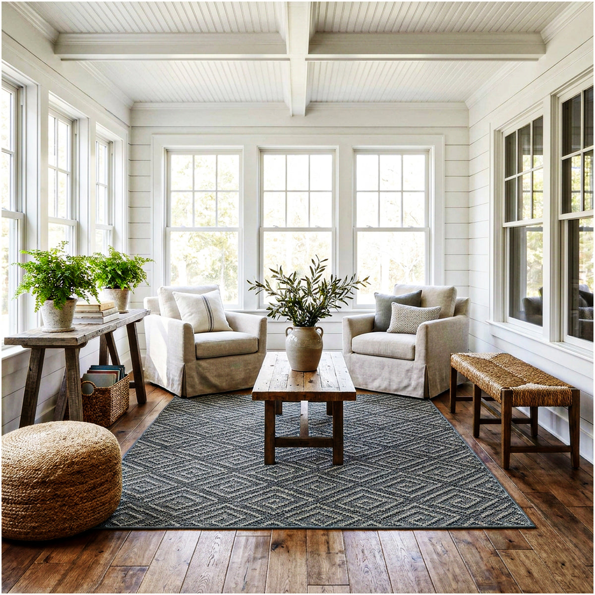 Curacao Custom Cut Indoor & Outdoor Area Rug – Custom Sizes