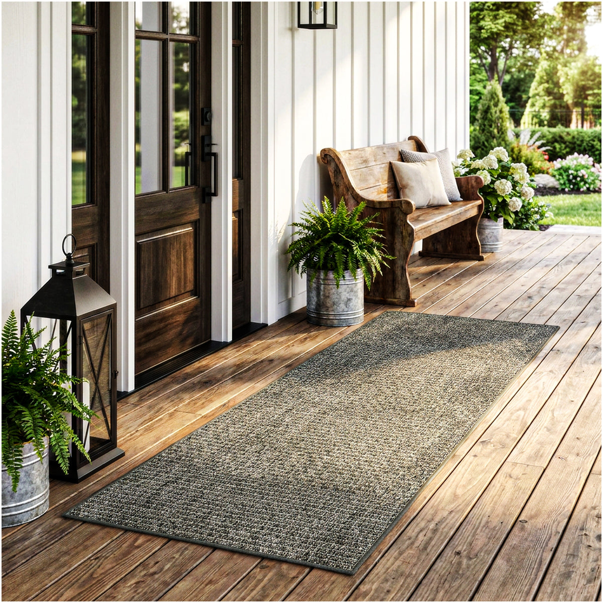 Dominica Indoor Outdoor Area Rug – Custom Size Patio Rug