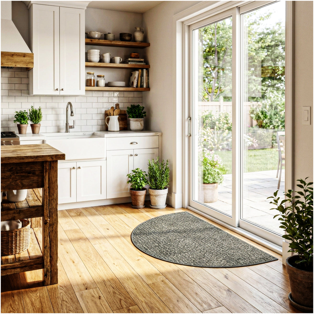 Dominica Indoor Outdoor Area Rug – Custom Size Patio Rug