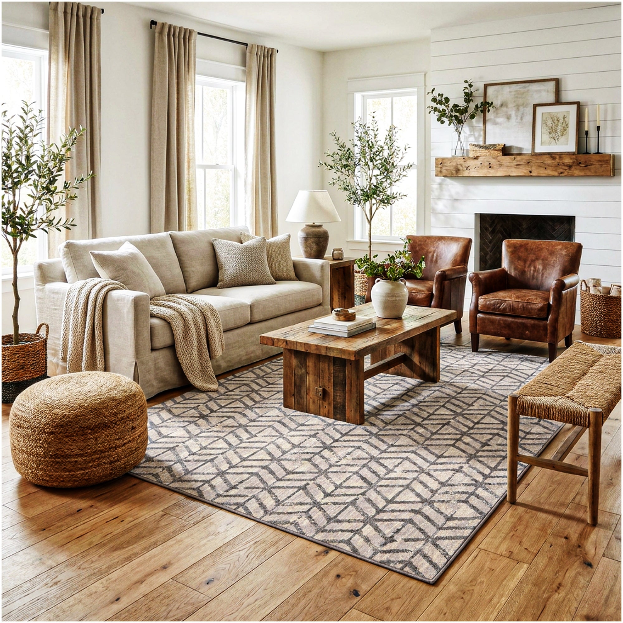 Traveler’s Path Indoor Area Rug – 40 oz Cut Pile, Custom Sizes & Colors