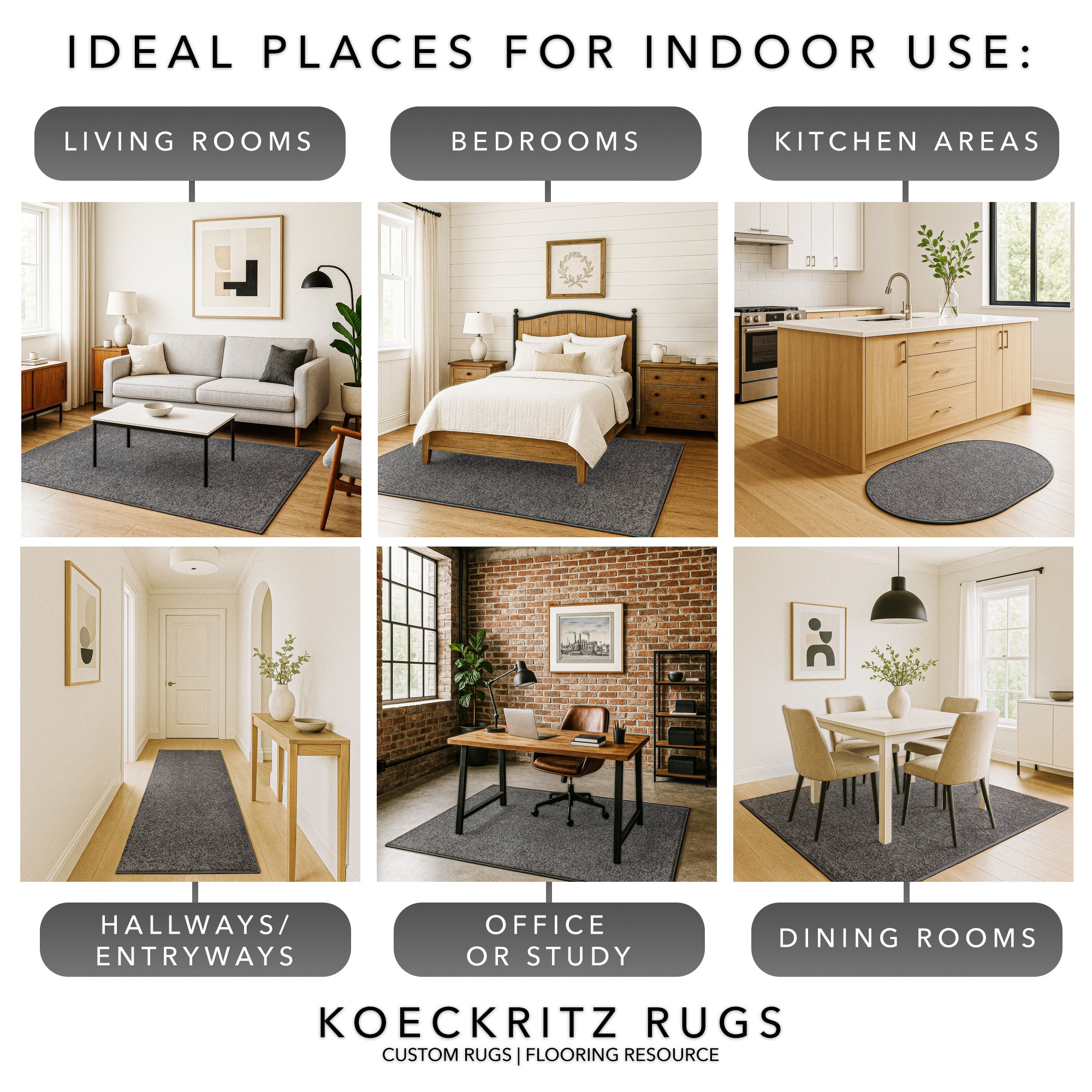 Dyersburg Cut Pile Indoor Rug – Available in Multiple Colors