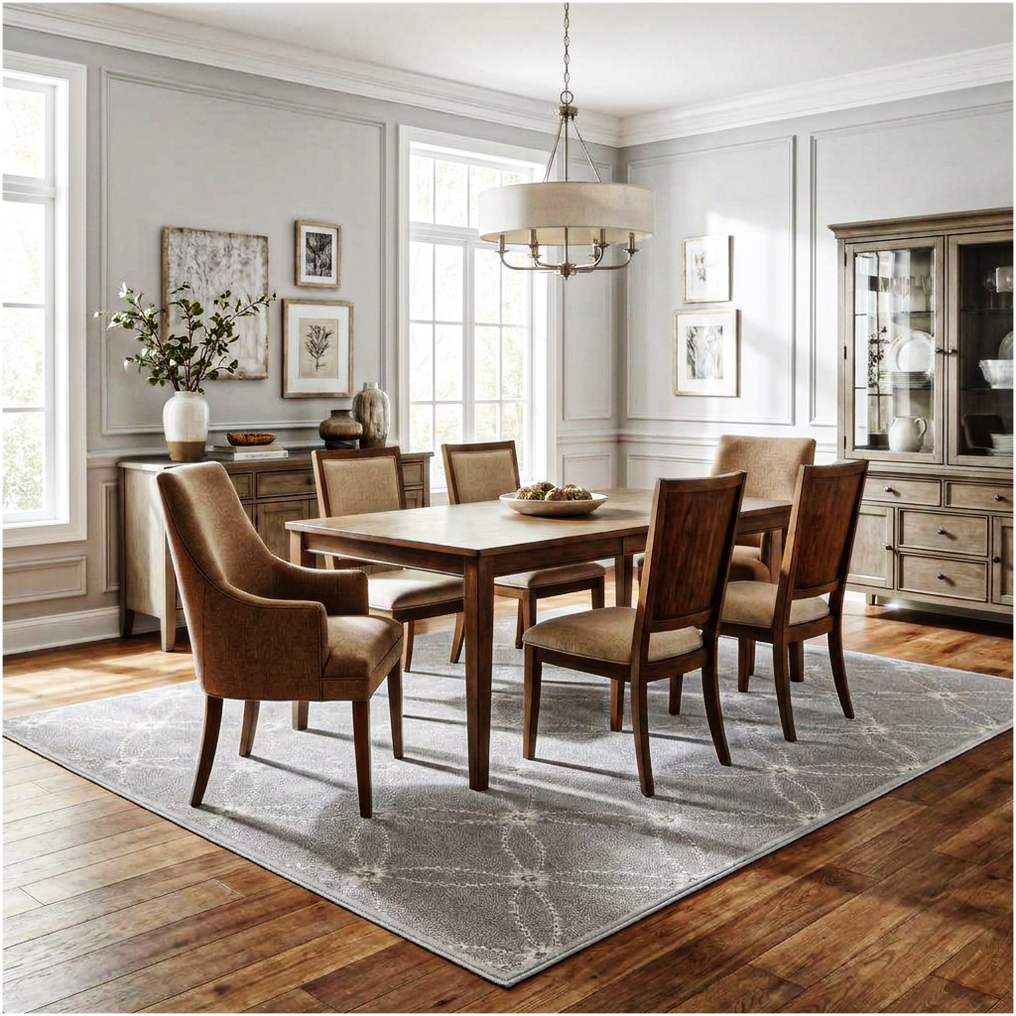 Milliken Charthouse Pattern Indoor Area Rug – 40 oz Cut Pile, Custom Sizes & Colors