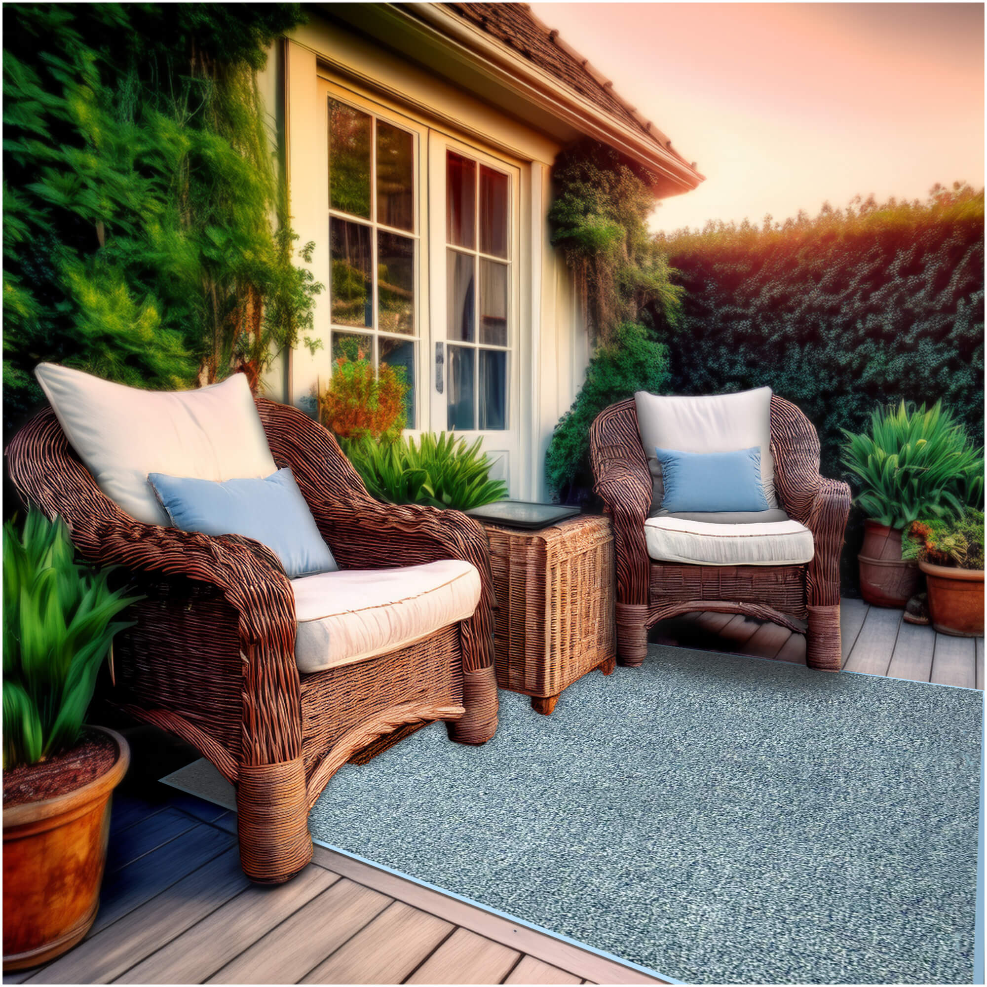 Arbor View Premium Artificial Grass Rug – Custom Sizes Available