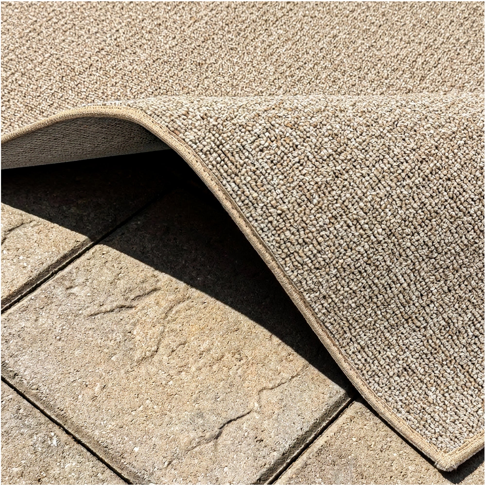 Casual Boucle Indoor/Outdoor Area Rug – Custom Sizes, 6 Colors