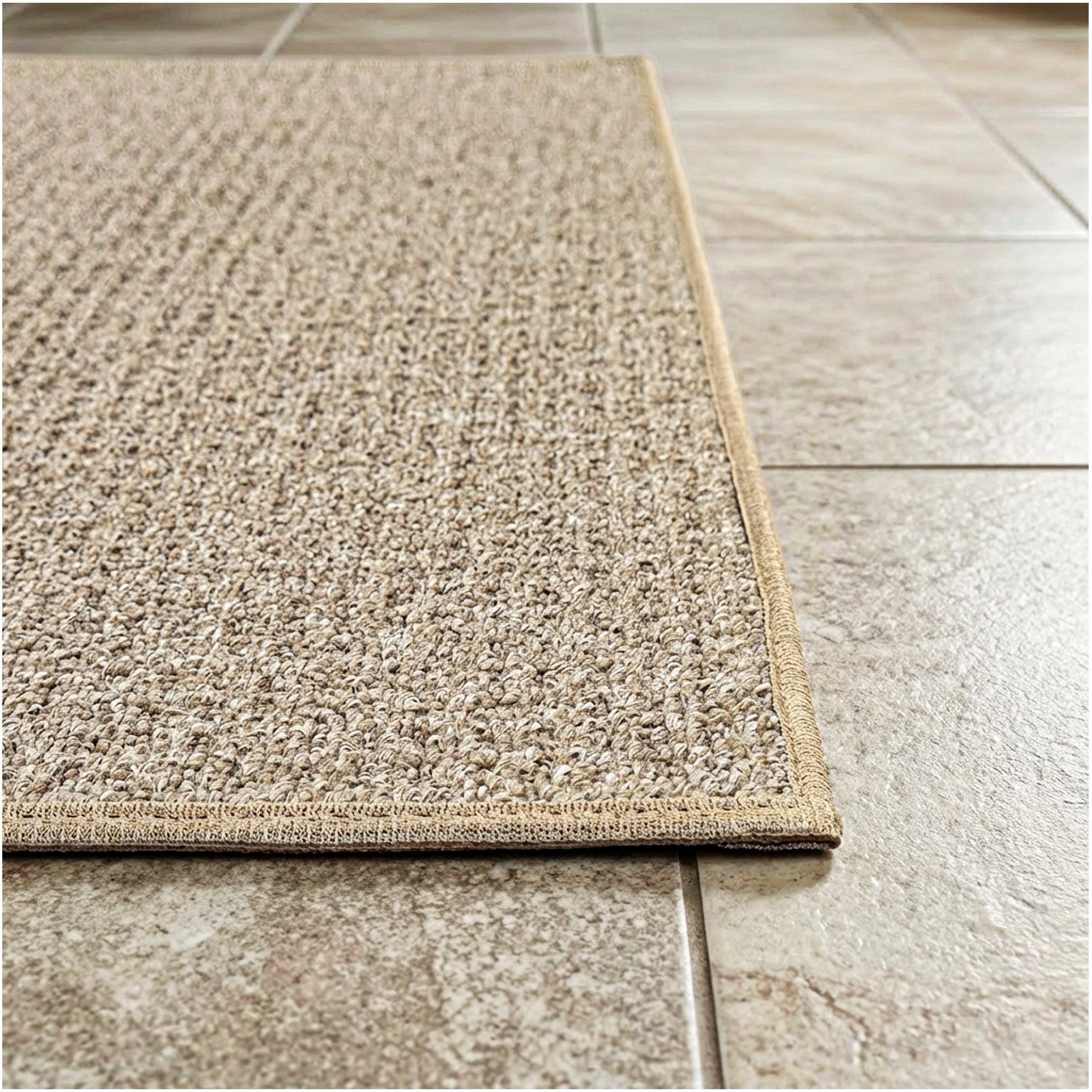 Casual Boucle Indoor/Outdoor Area Rug – Custom Sizes, 6 Colors
