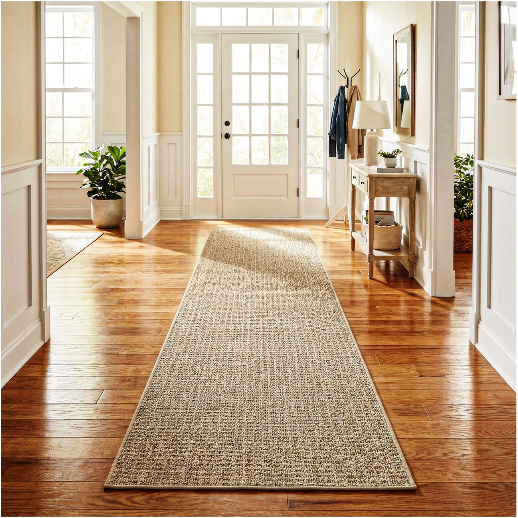Casual Boucle Indoor/Outdoor Area Rug – Custom Sizes, 6 Colors