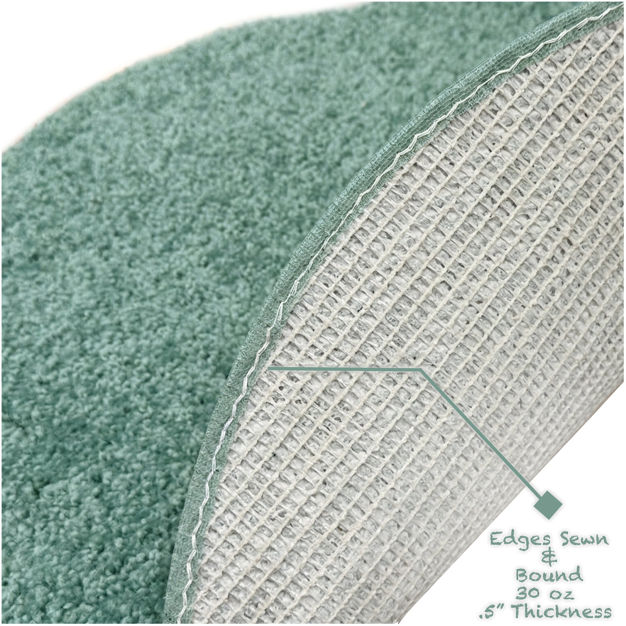 Children’s Classroom Carpet Circle Seats – Multiple Colors | 18” Round Soft Floor Cushions