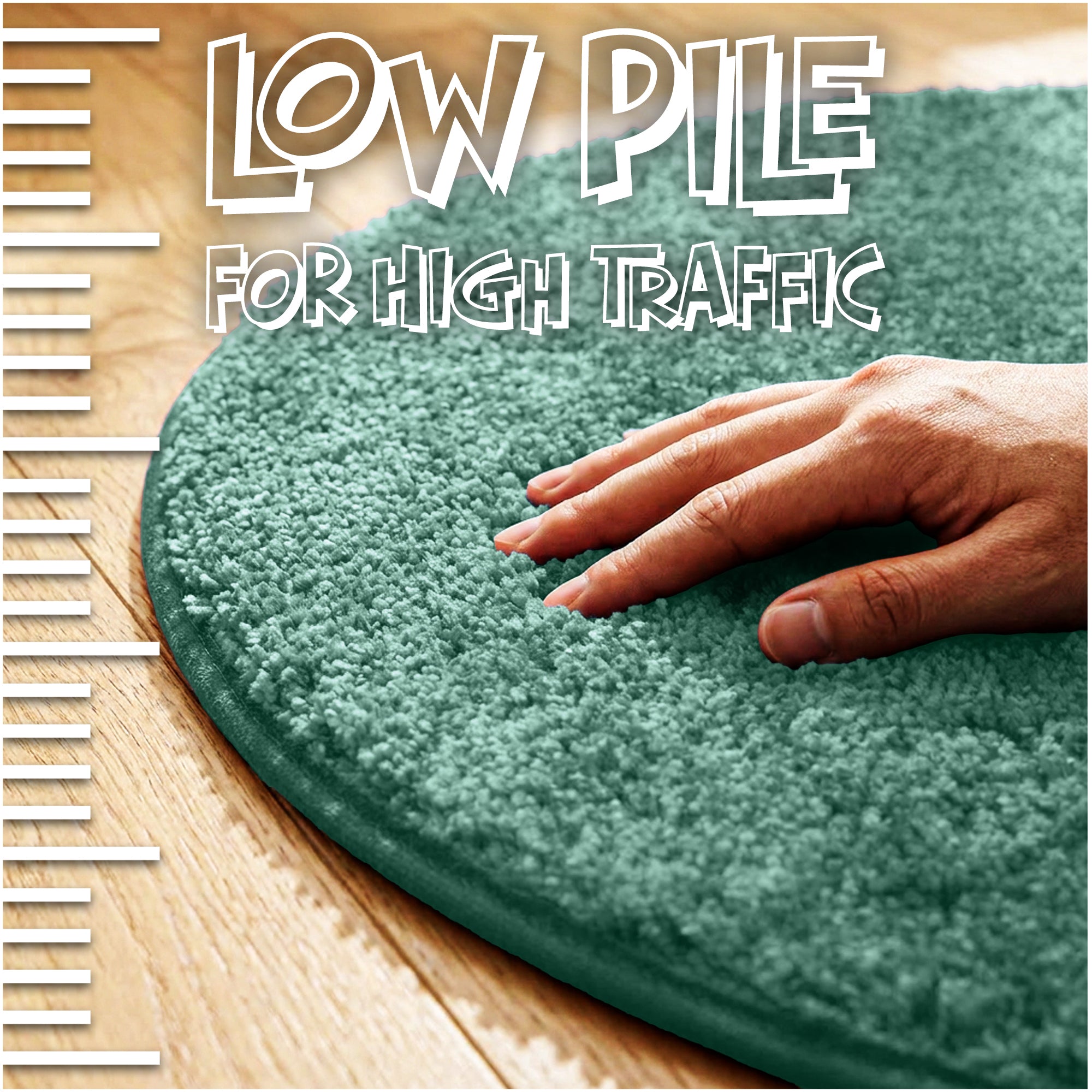 Children’s Classroom Carpet Circle Seats – Multiple Colors | 18” Round Soft Floor Cushions