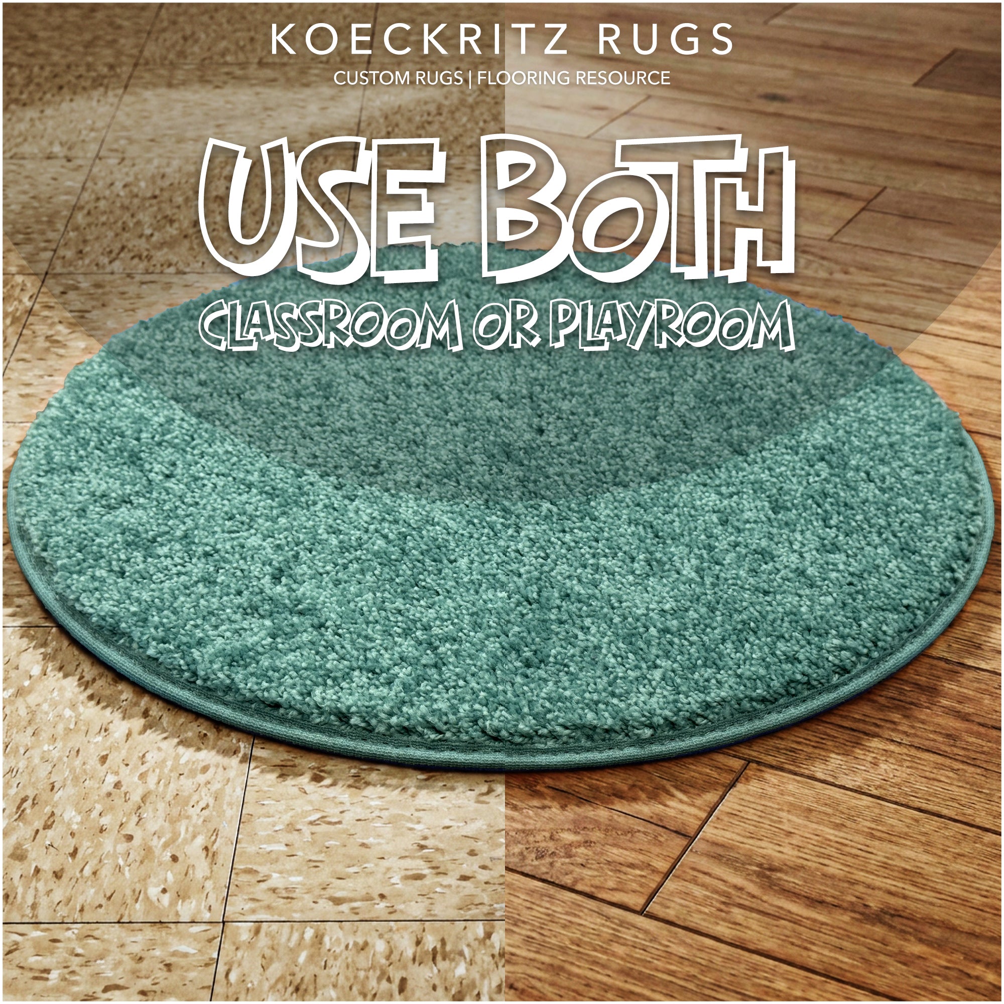 Children’s Classroom Carpet Circle Seats – Multiple Colors | 18” Round Soft Floor Cushions
