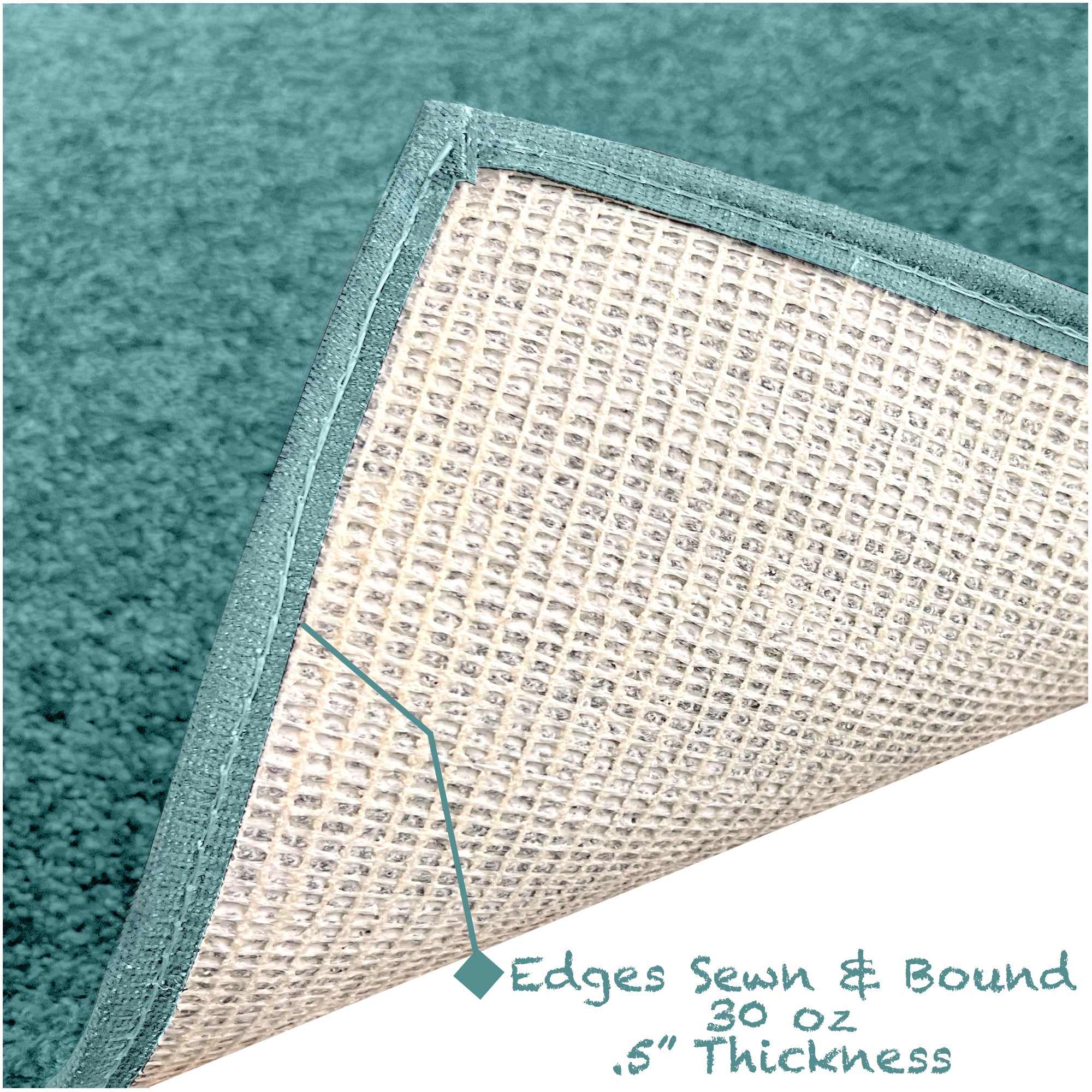 Kid Crossing Soft Area Rug – Colorful Collection, Custom Sizes Available