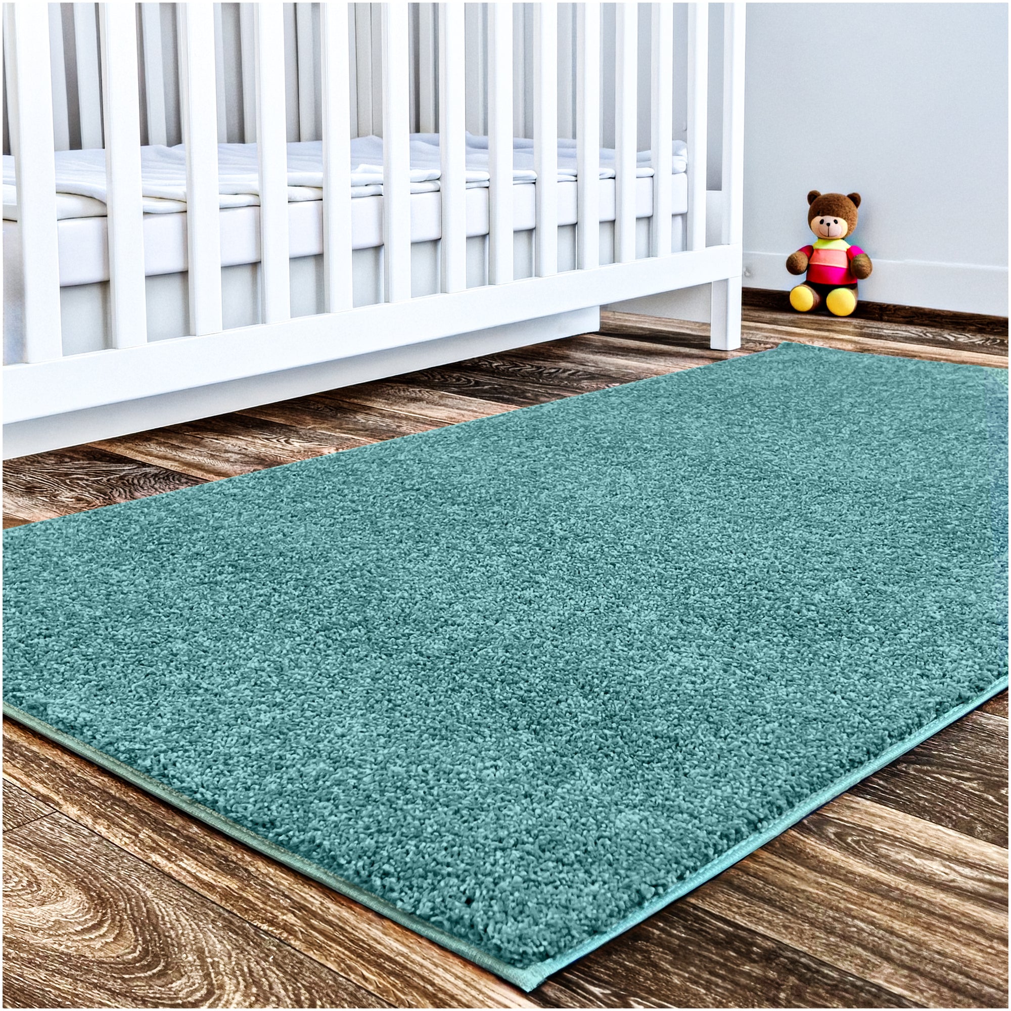 Kid Crossing Soft Area Rug – Colorful Collection, Custom Sizes Available